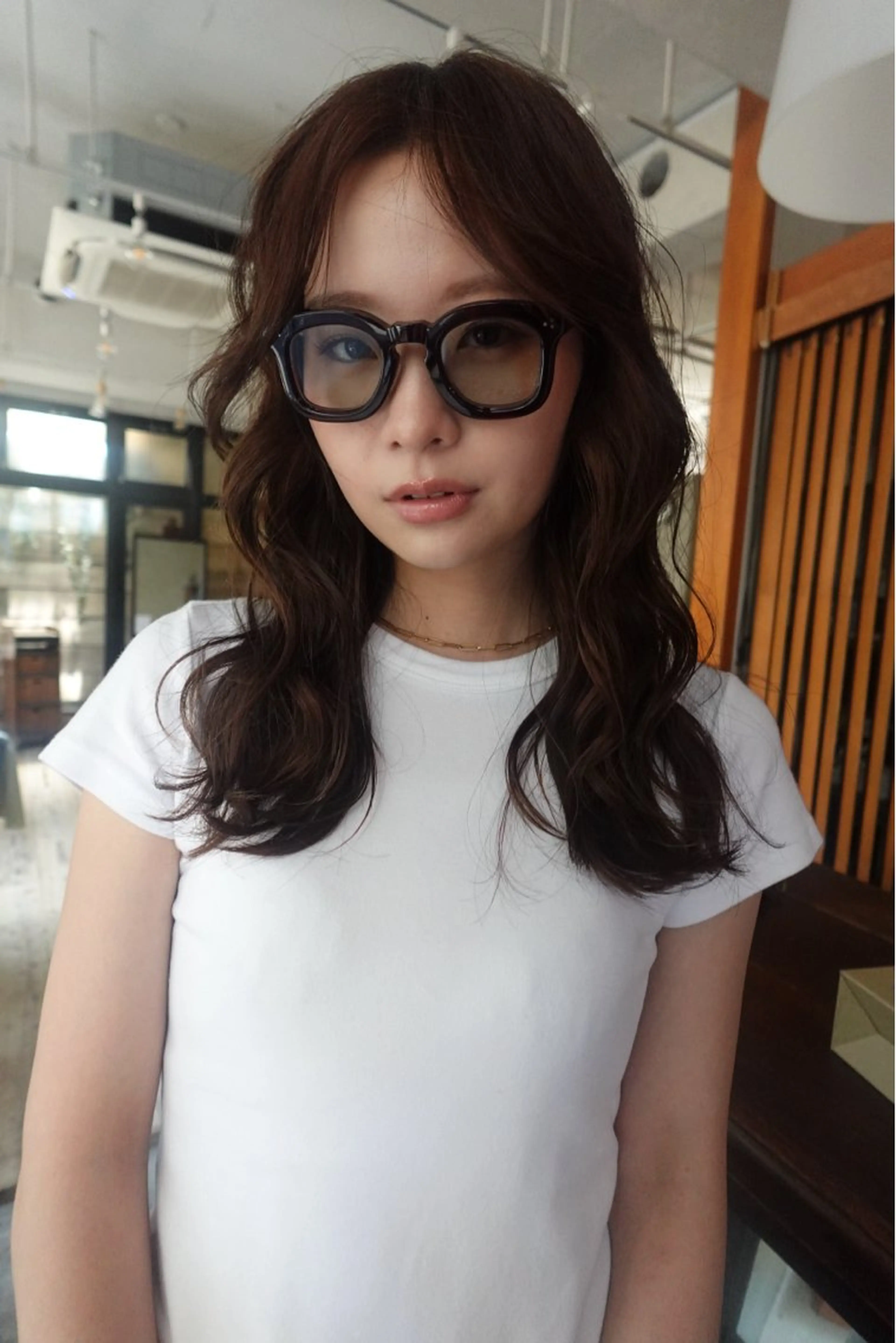 セミロング カット パーマ トリートメント 🍁ロングパーマ.ニ ュアンス🍁陸来のヘアスタイル