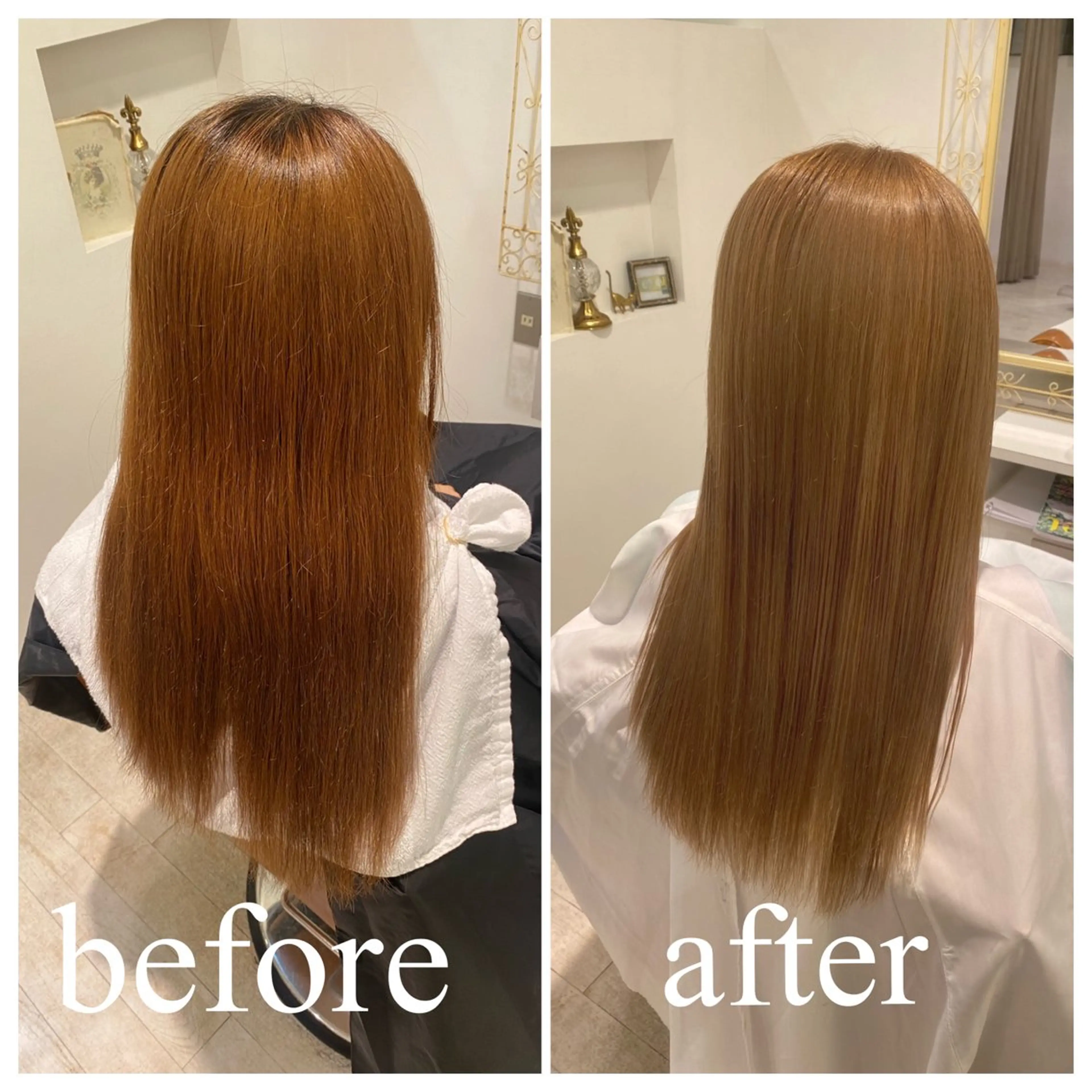 カラー ベージュカラー ブリーチ ブラウンカラー ブラウンベージュ オレンジ ヘアカラー トリートメント ブリーチ特化型🐯 Lita -ゆうや-のヘアスタイル