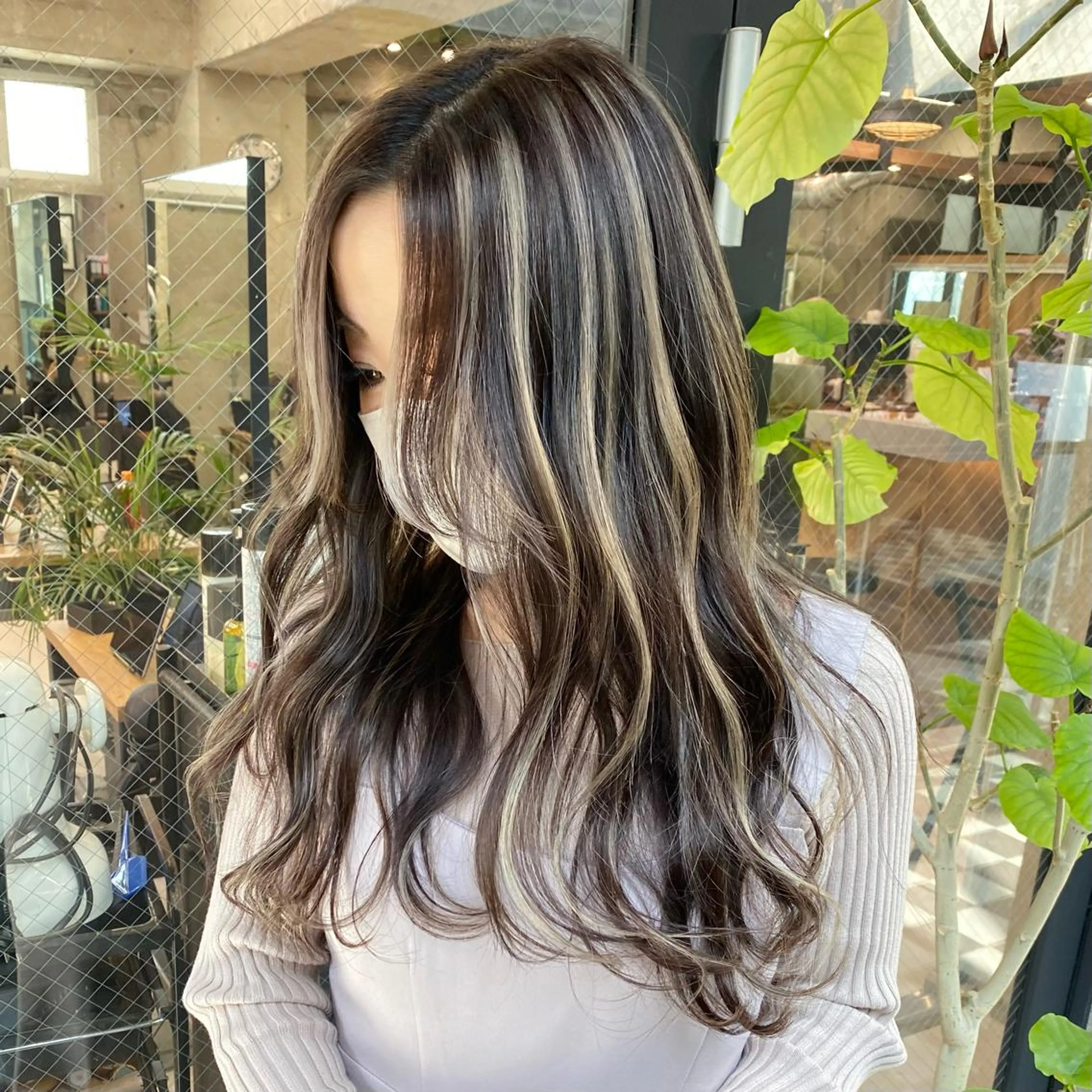 ロング カラー ハイライトカラー ハイライト カット ヘアカラー 🌈透明感カラー ✨松田龍也🌈のヘアスタイル