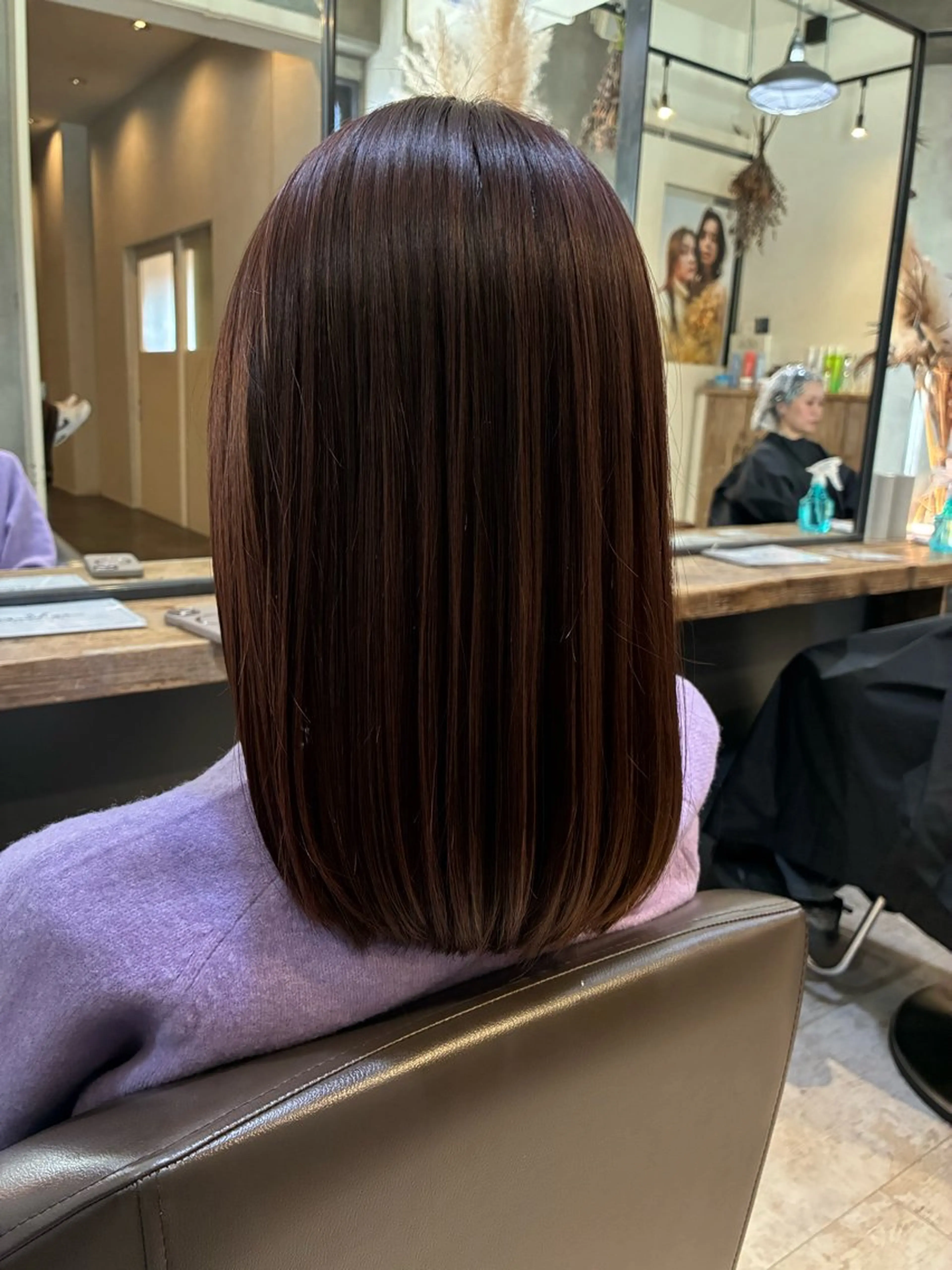 カラー ヘアカラー 阿部 翔一郎/暖色系カラーのヘアスタイル