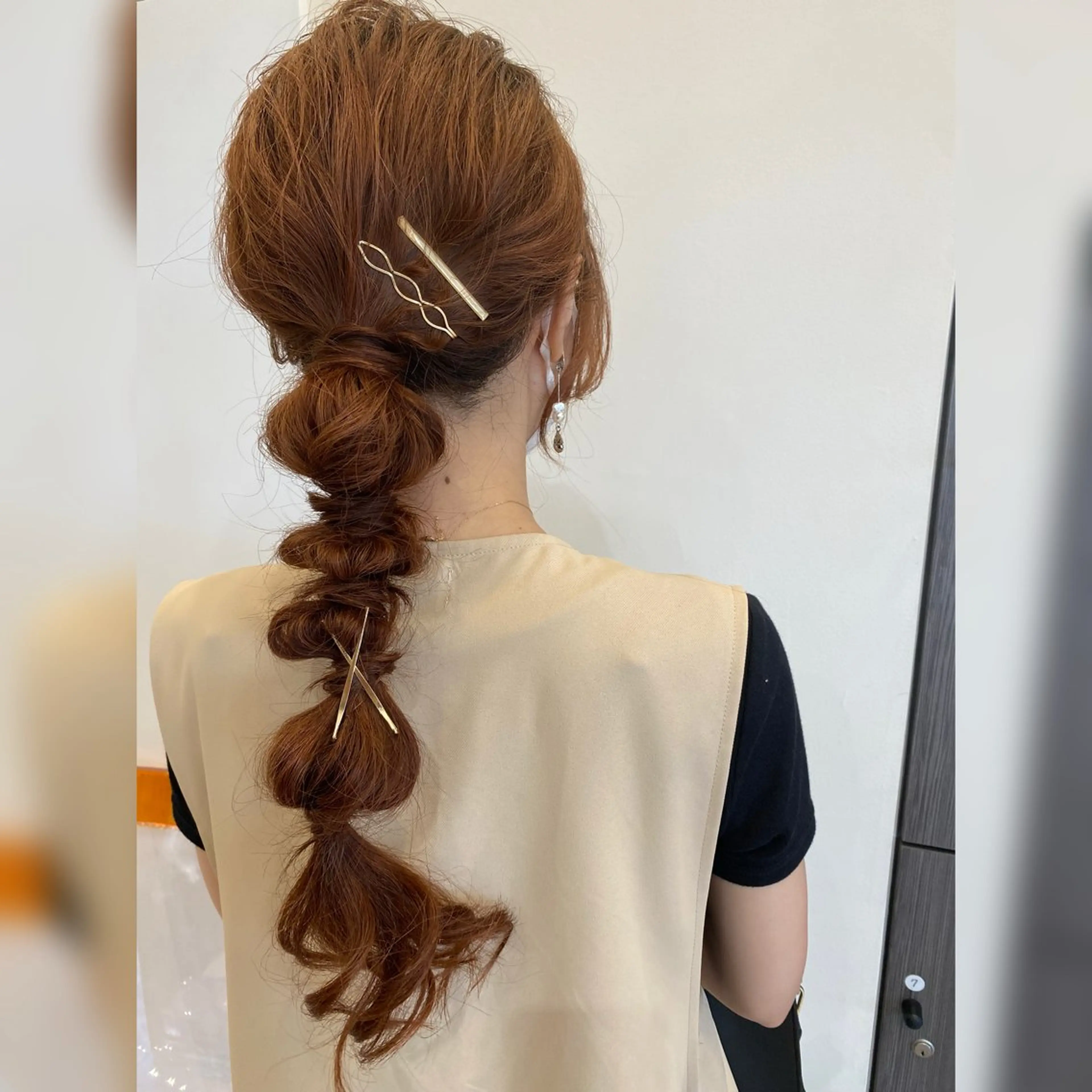 ロング ヘアセット お子様と美容室🧸 HidamaRi絢菜のヘアスタイル