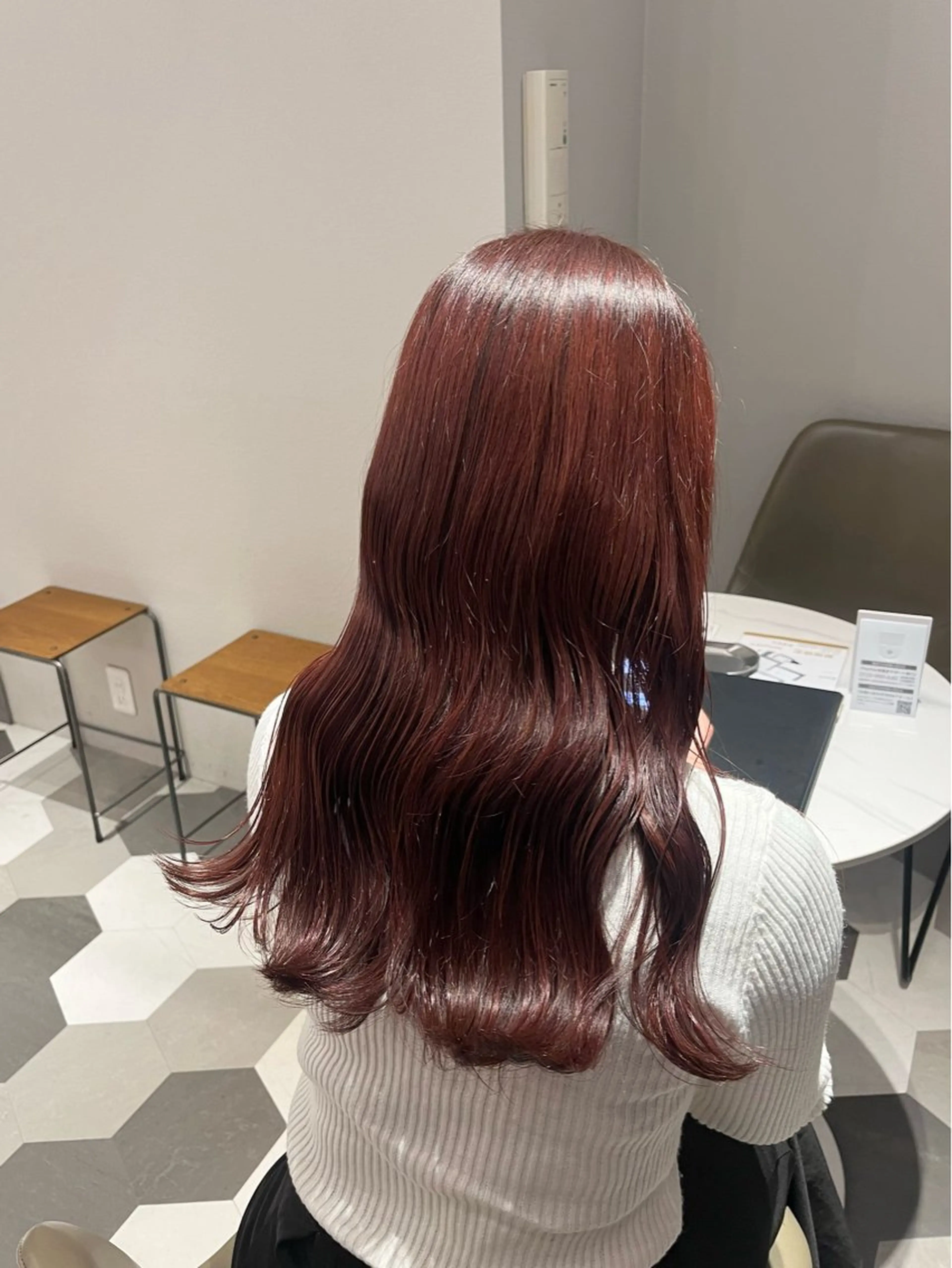 ロング カラー ヘアカラー 暖色/顔周り /ヘアメ/あつはのヘアスタイル