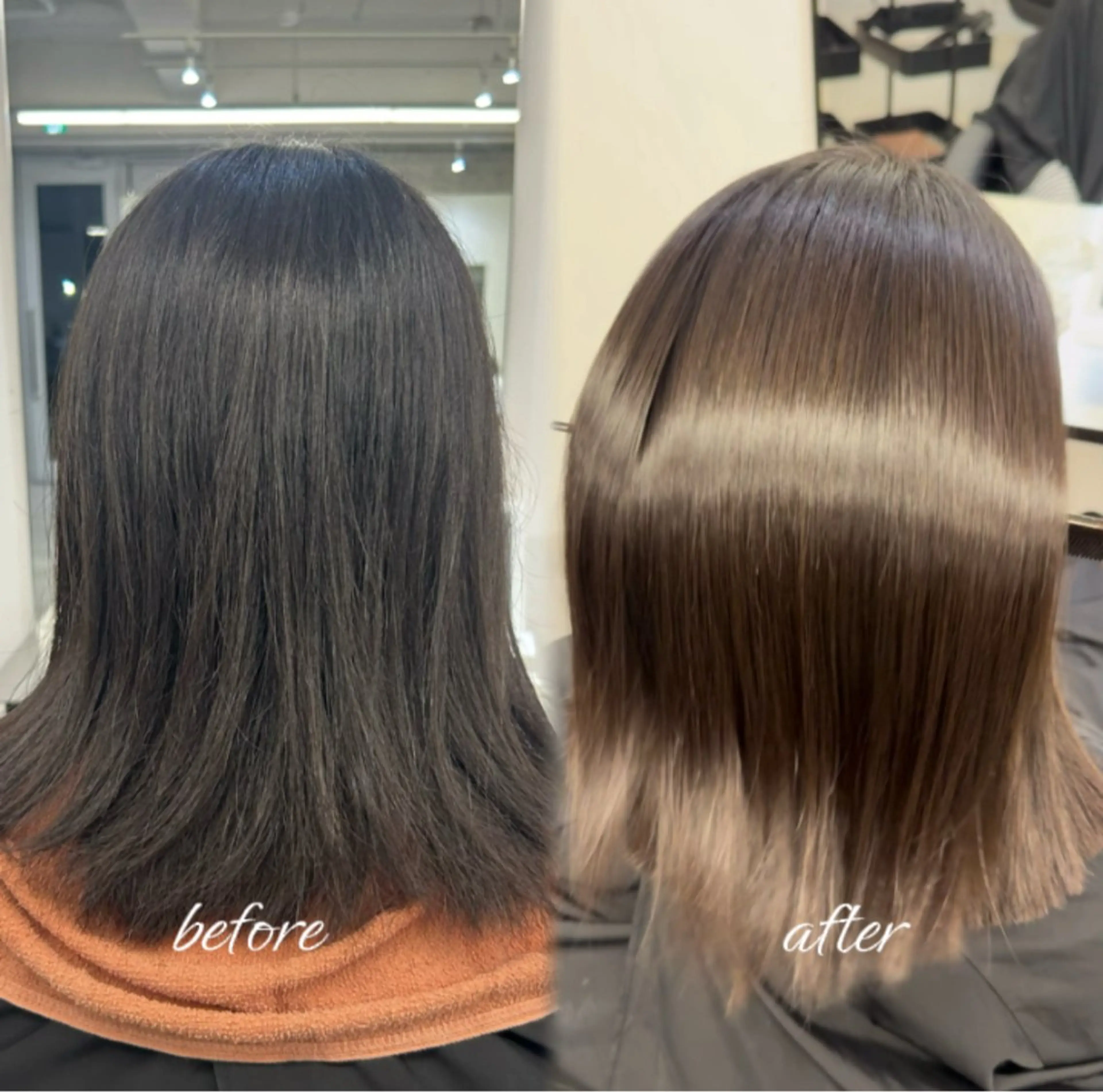 ロング 縮毛矯正 トリートメント ヒナ .のヘアスタイル