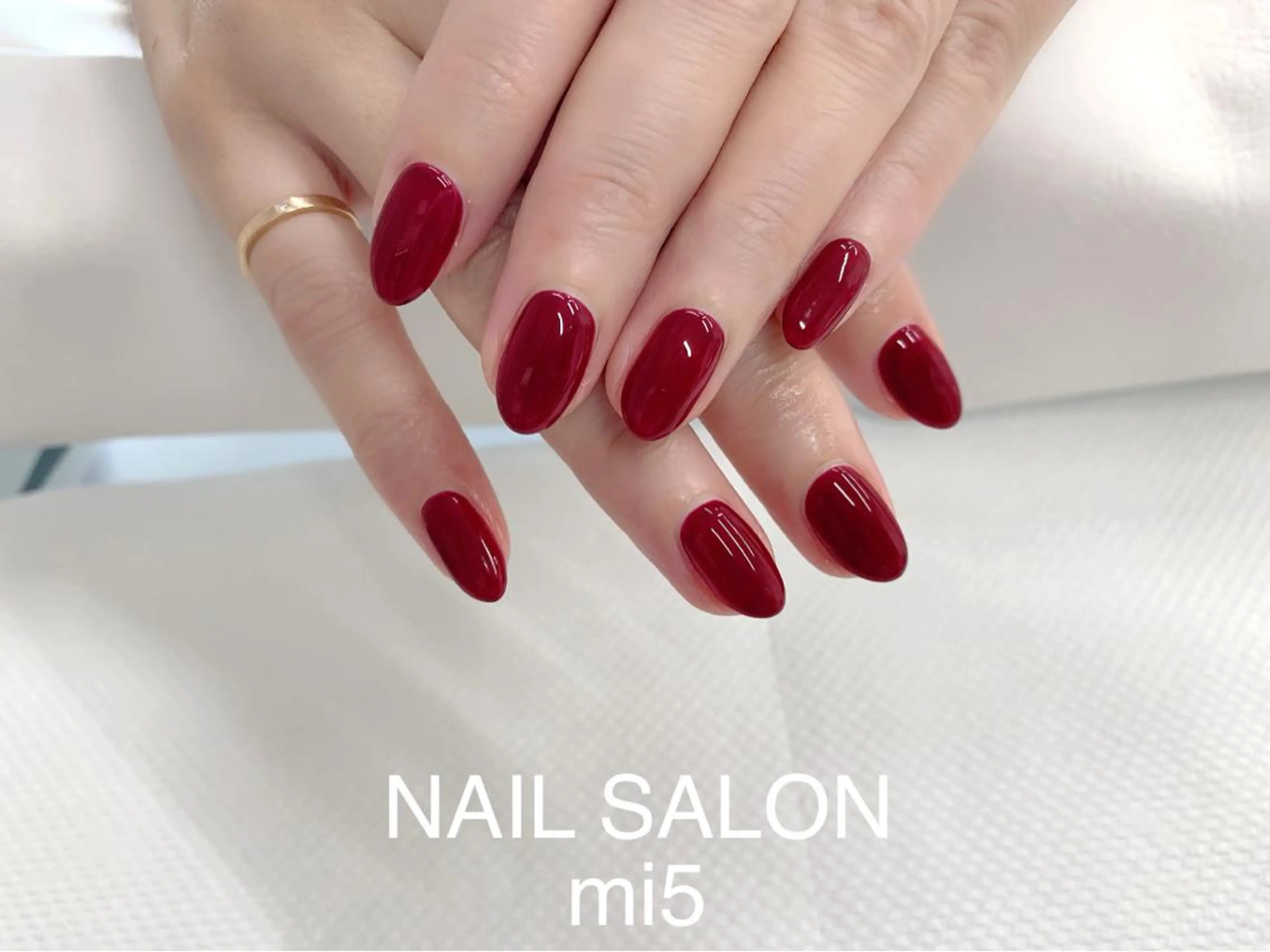 ネイル ワンカラーネイル ハンドネイル NAIL SALON mi5／Momokoのネイルデザイン