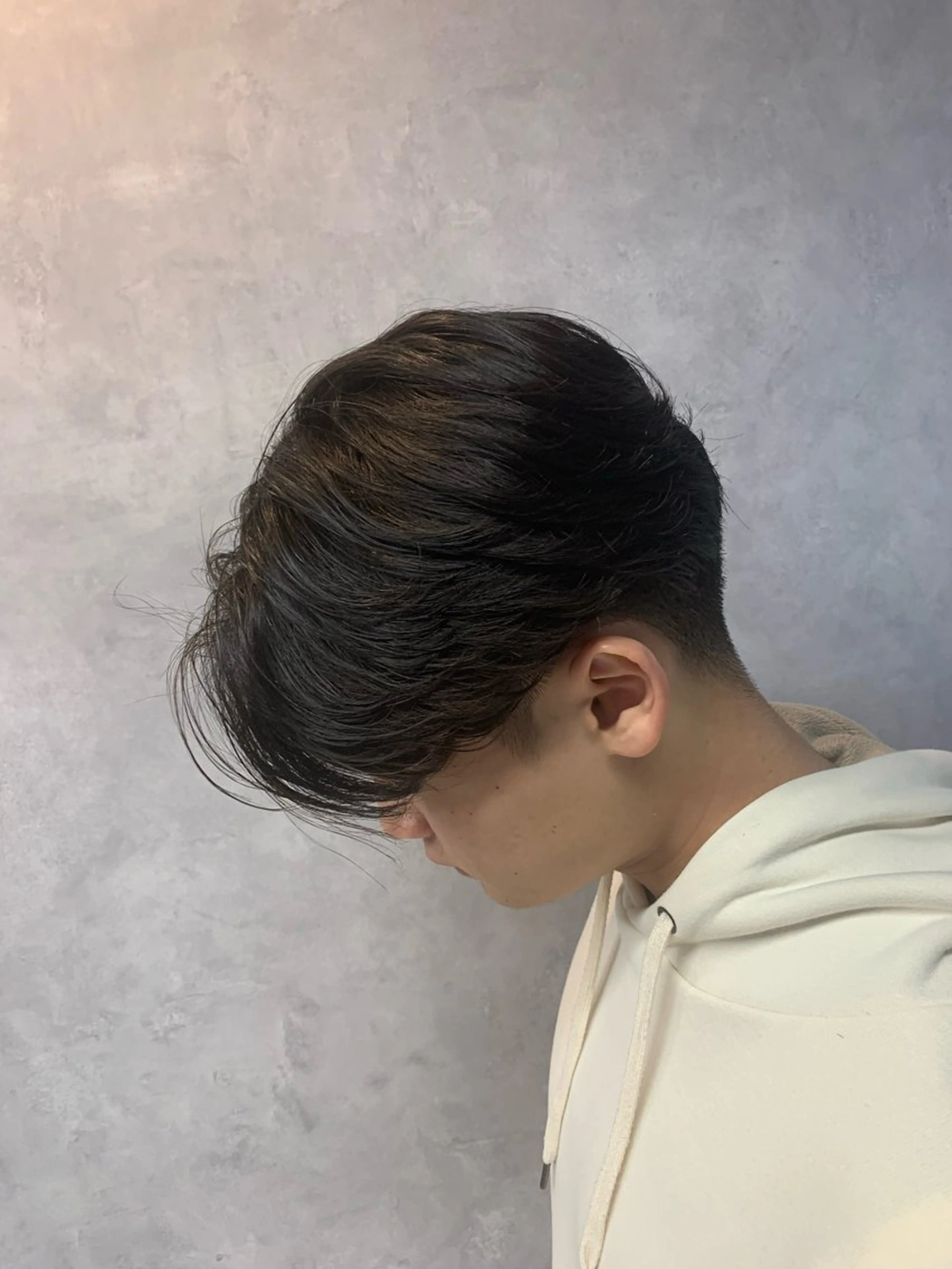 ミディアム メンズ センターパート/ メンズ特化/植田 柊のヘアスタイル