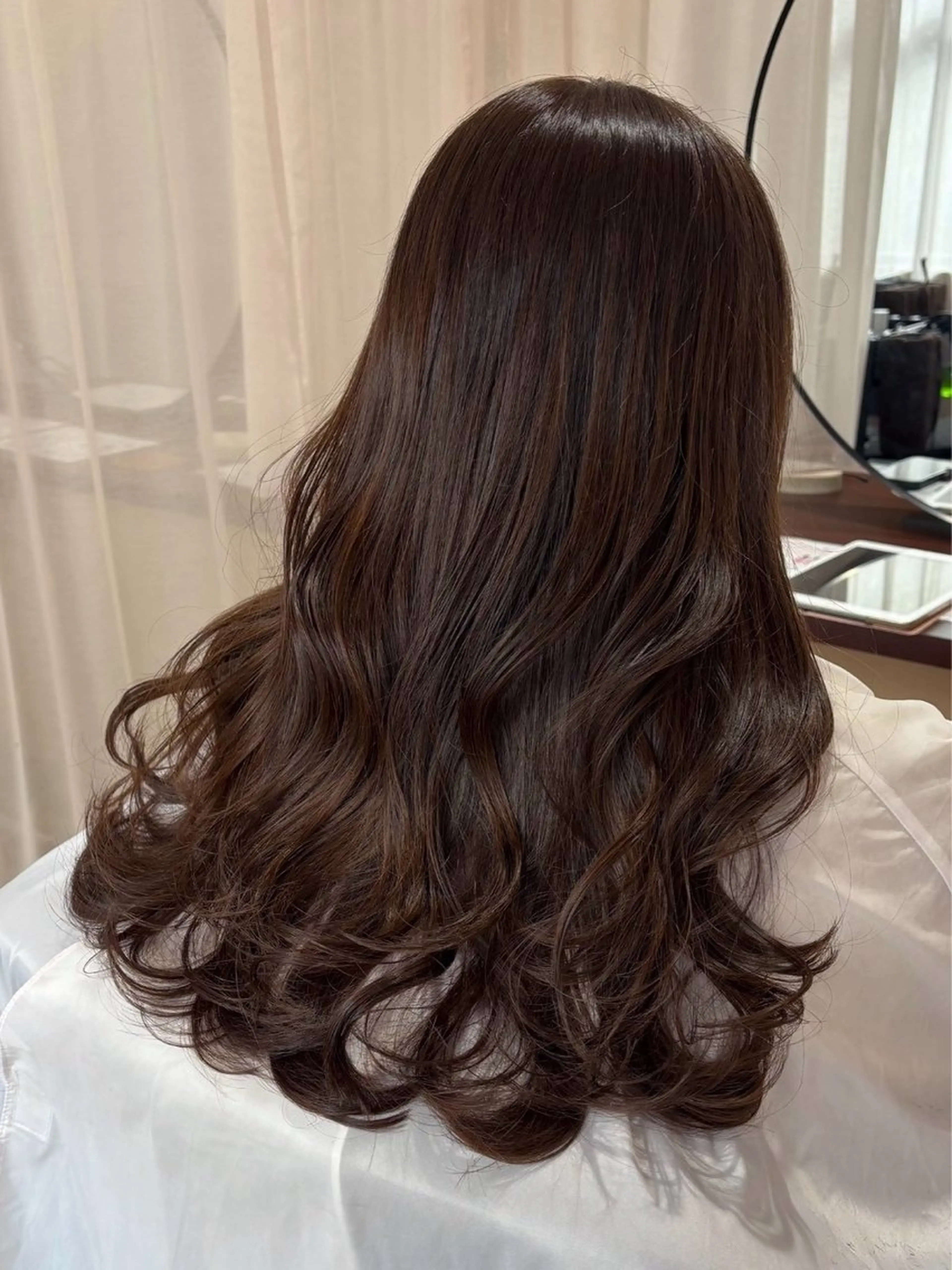 ロング カット ヘアカラー トリートメント 透明感カラー꙳⟡. YOKE reinaのヘアスタイル