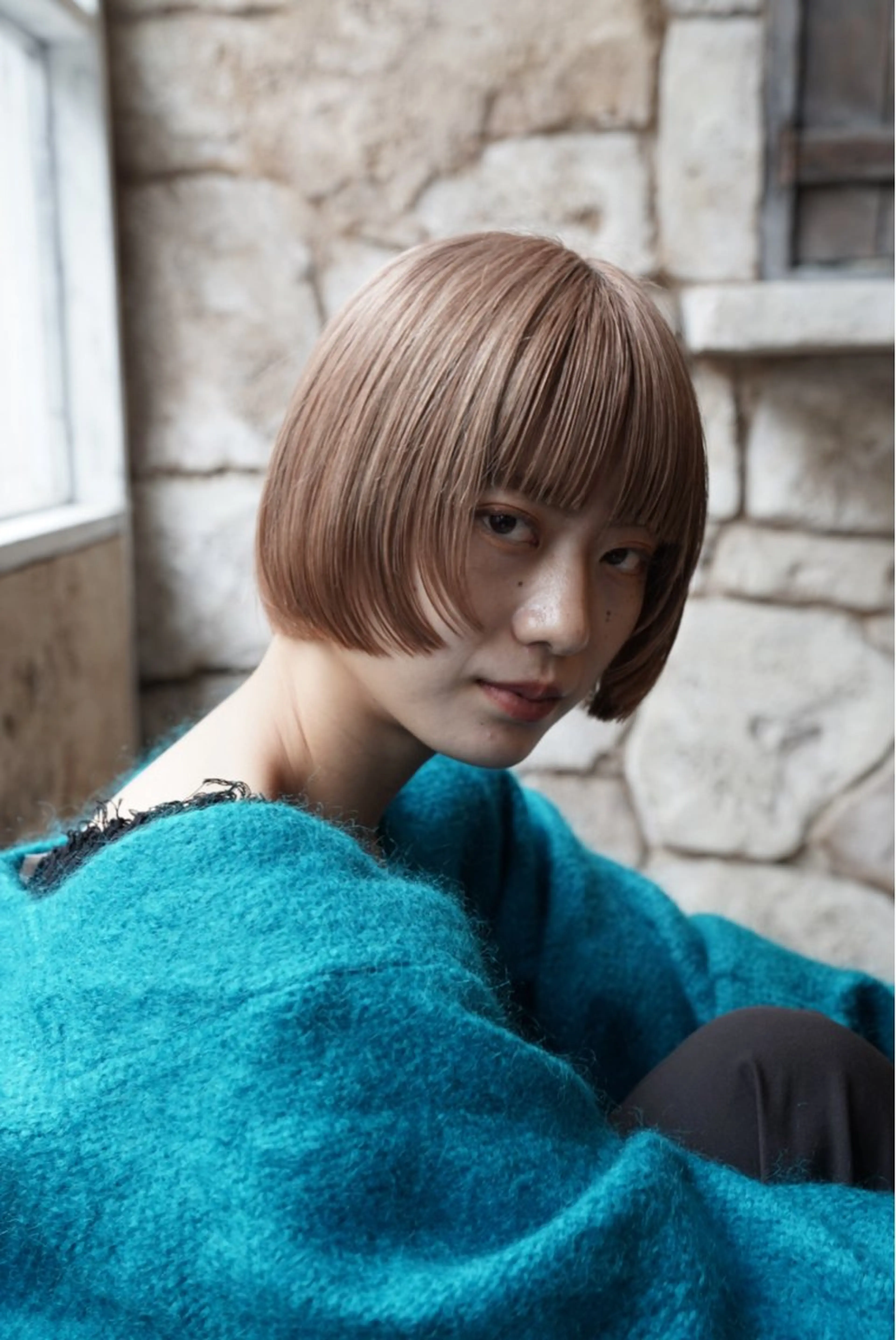 ショート カラー 祝田 巳幸のヘアスタイル