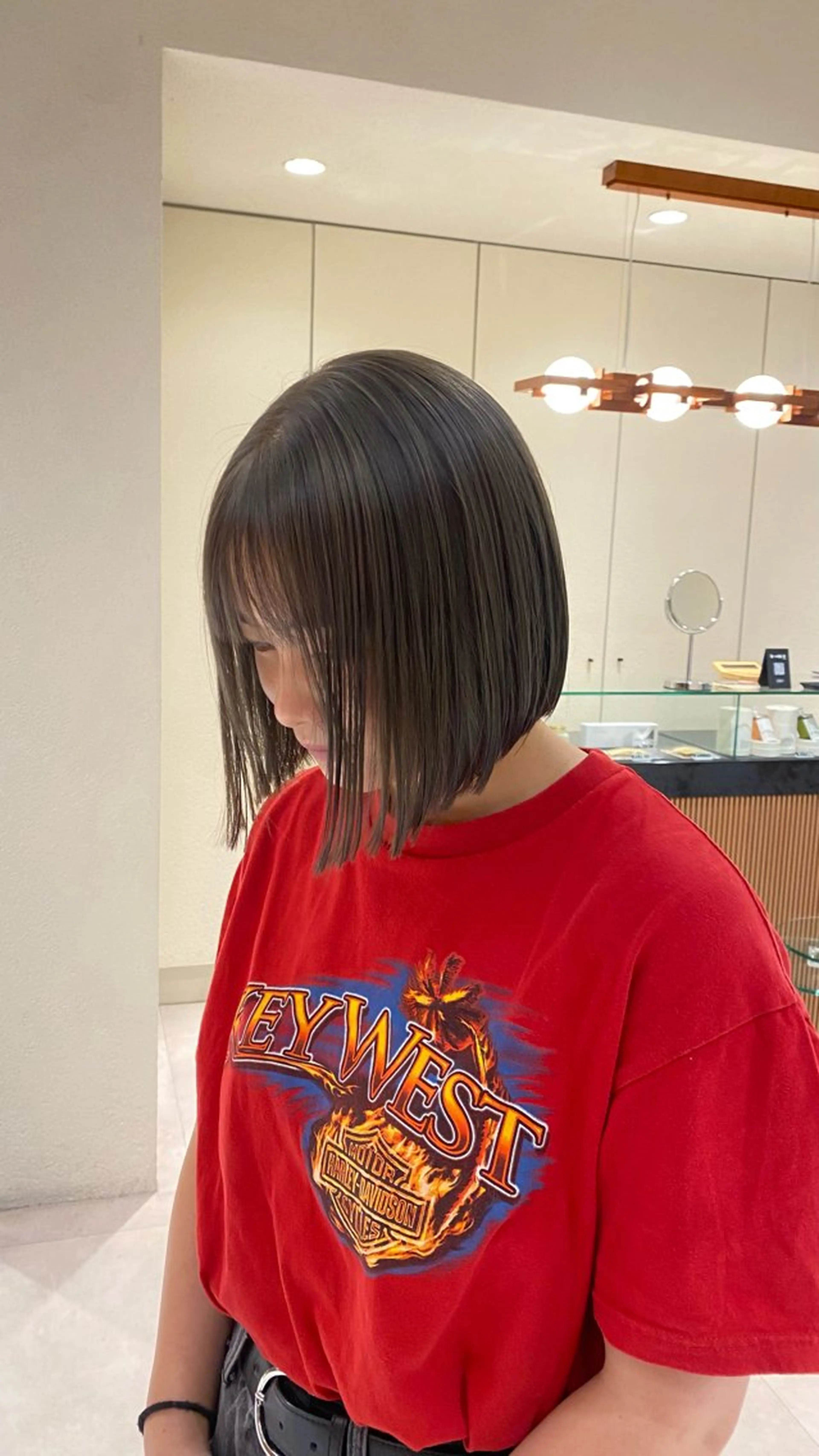 ショート カラー 《無料カットモデル / perm》ナミのヘアスタイル