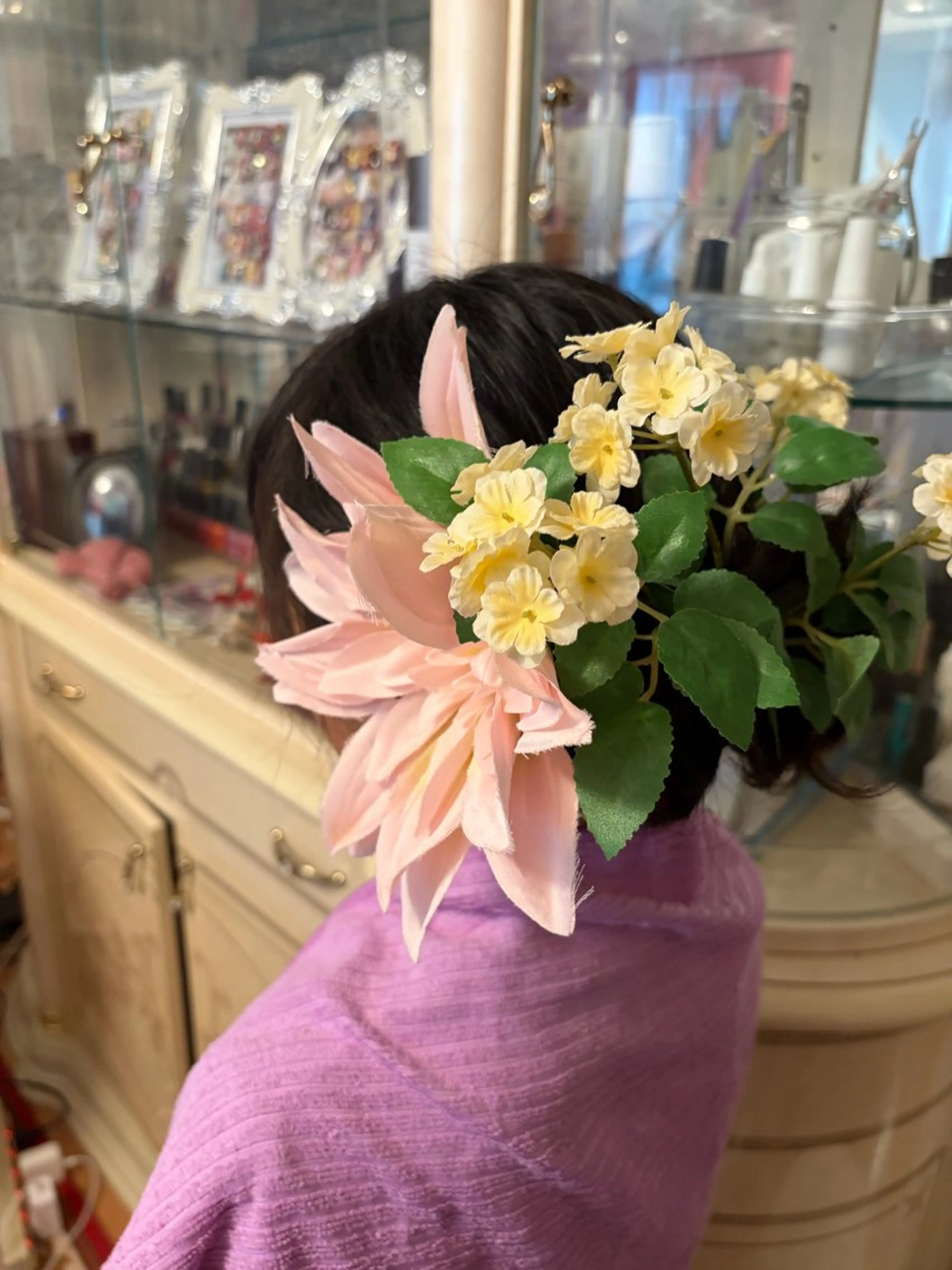 ヘアアレンジ 髪飾り 近藤 麻子のヘアスタイル