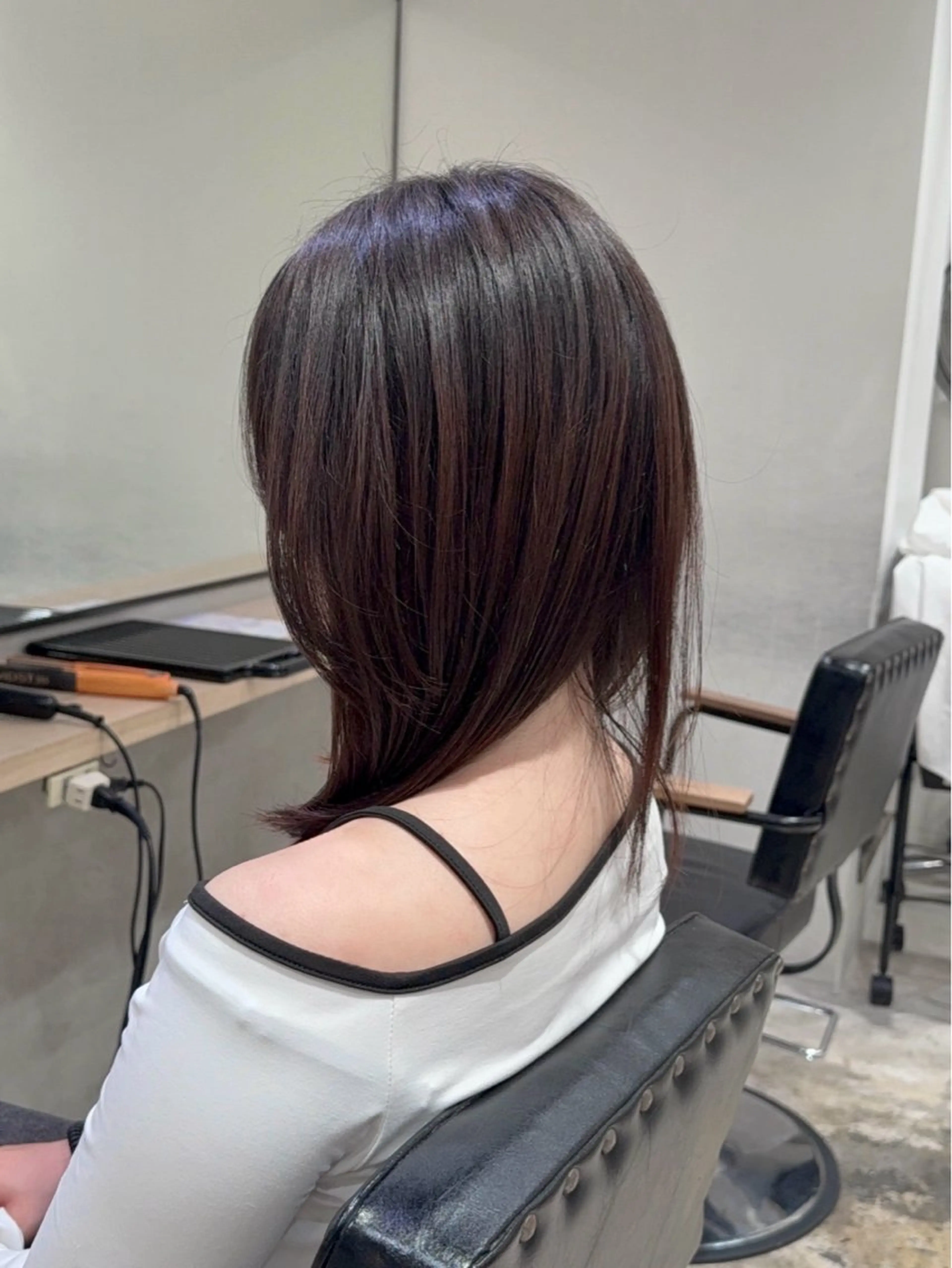 ミディアム カラー パーマ ヘアアレンジ カット トリートメント ヘアセット パク・ボミン小野リエ 韓国ハーフ🦊のその他イメージ