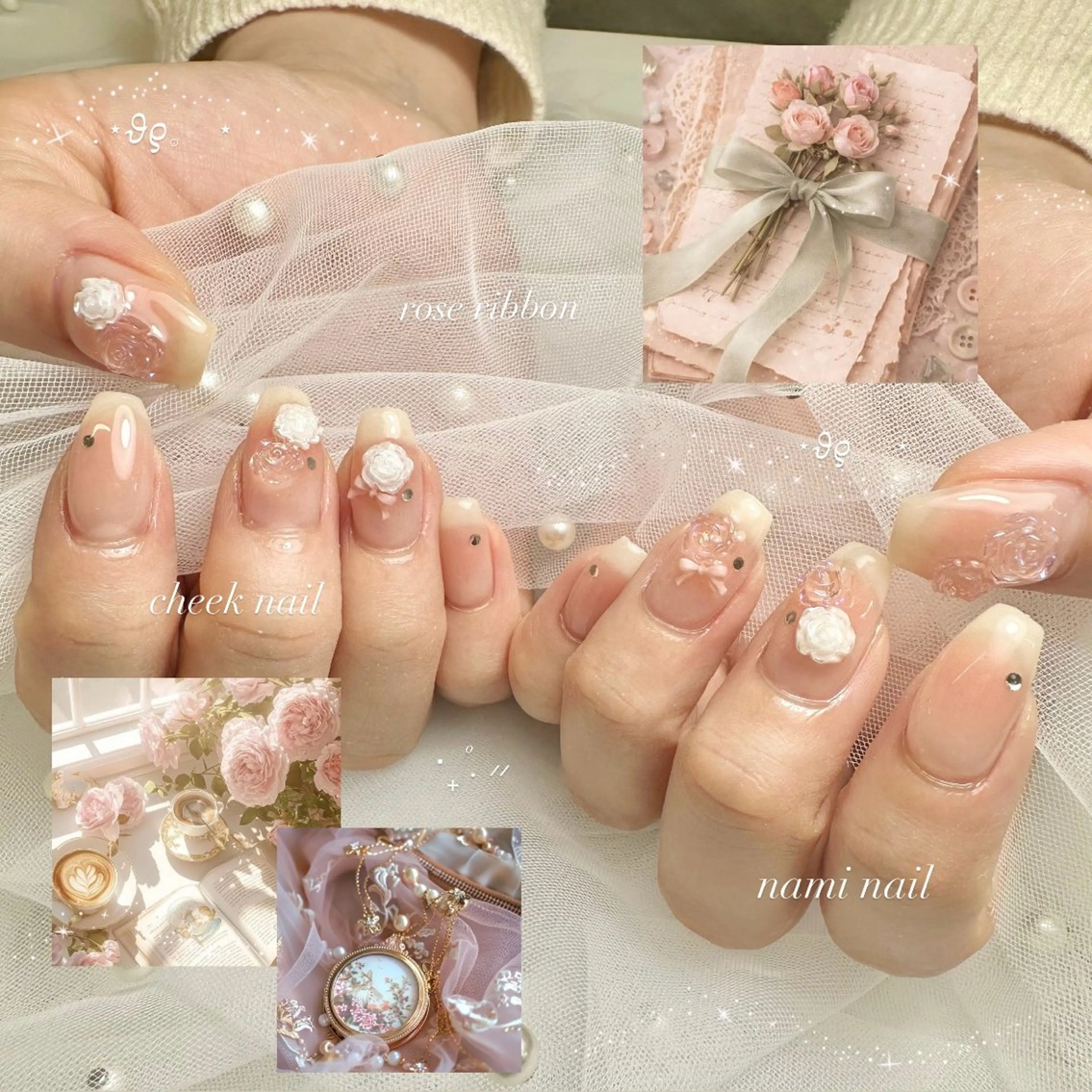 ネイル ハンドネイル nami🐰🎀 堺筋本町ネイルサロンのネイルデザイン