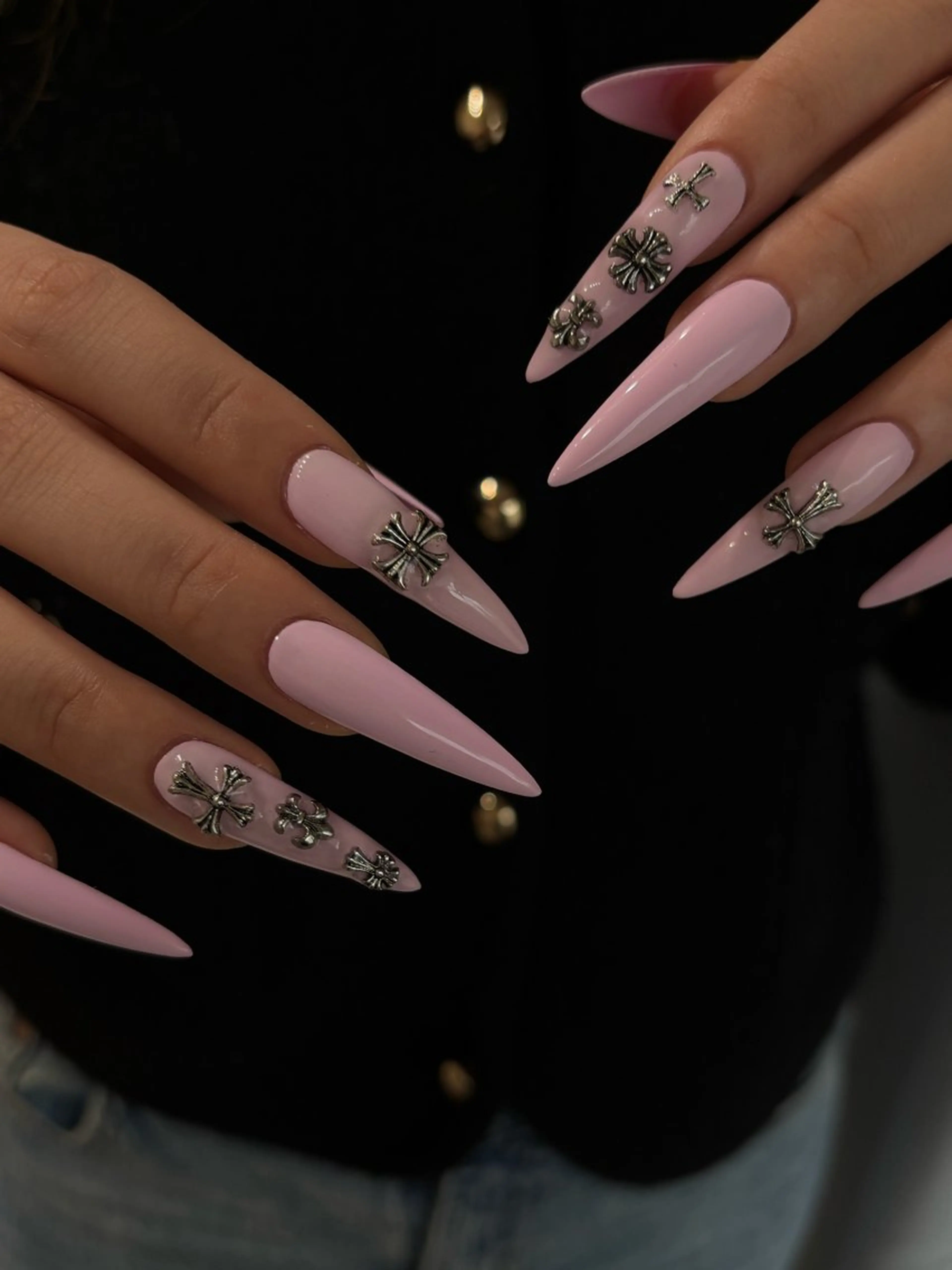 《オフ無し》リニューアルオープン価格💋シンプルデザイン+長さだし10本⚜️持込🆗120分［y2k/海外ネイル/韓国］の写真