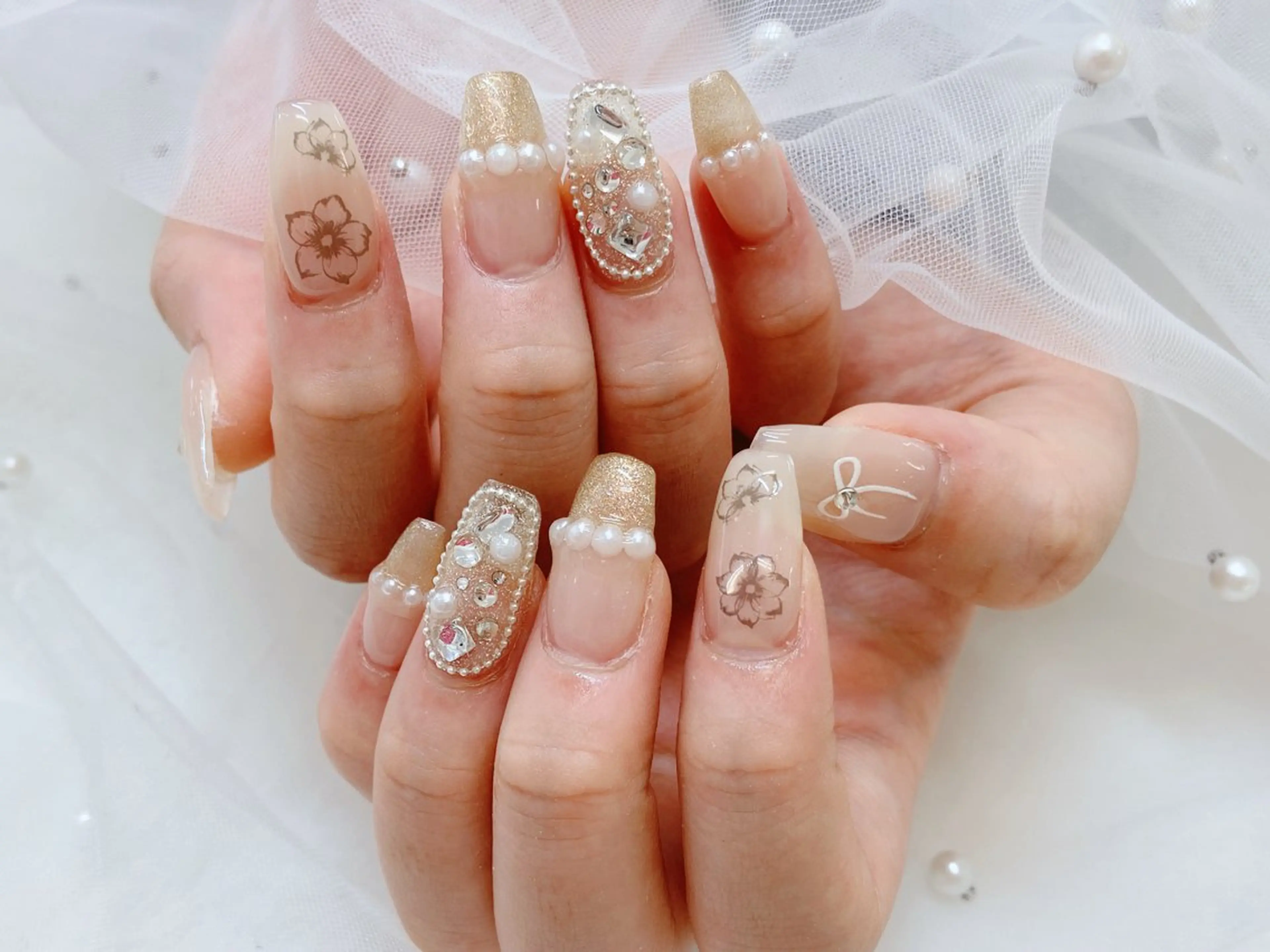 ネイル 成人式 ネイルチップ 5C NAIL 5C NAILのネイルデザイン