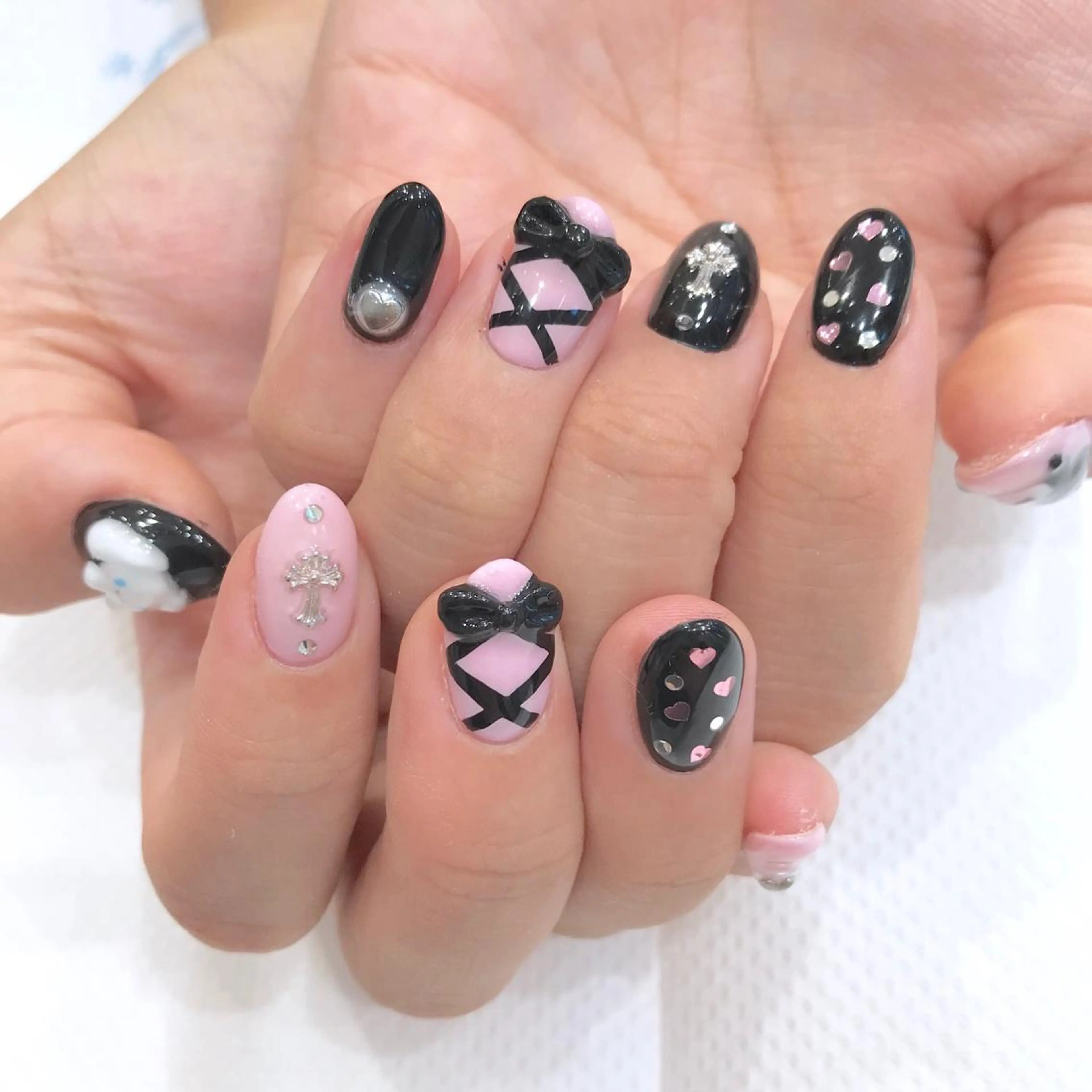 ネイル ピンク Ash関内ネイリスト 荒木のネイルデザイン