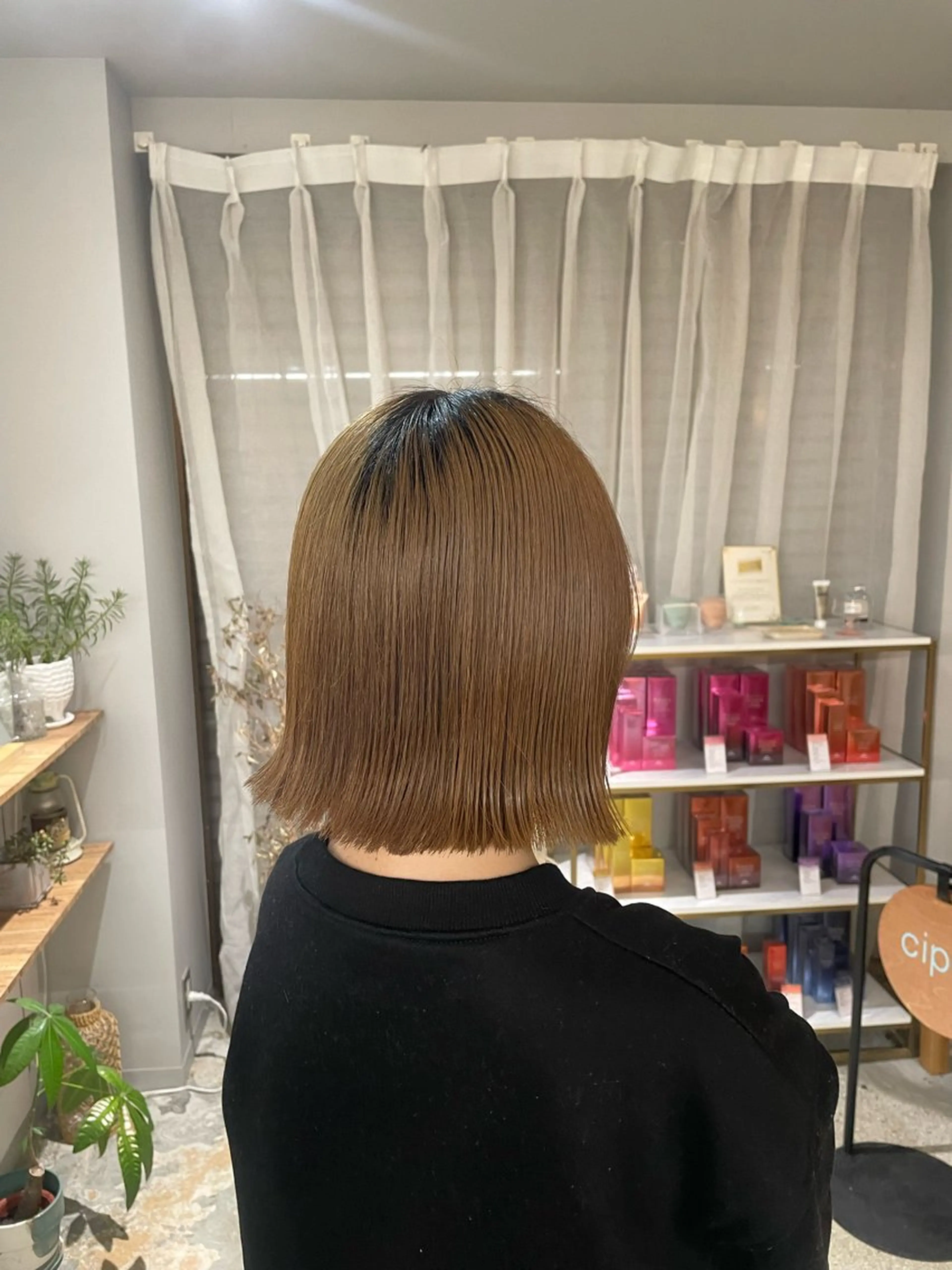 ミディアム ボブ cipre 瑞稀のヘアスタイル