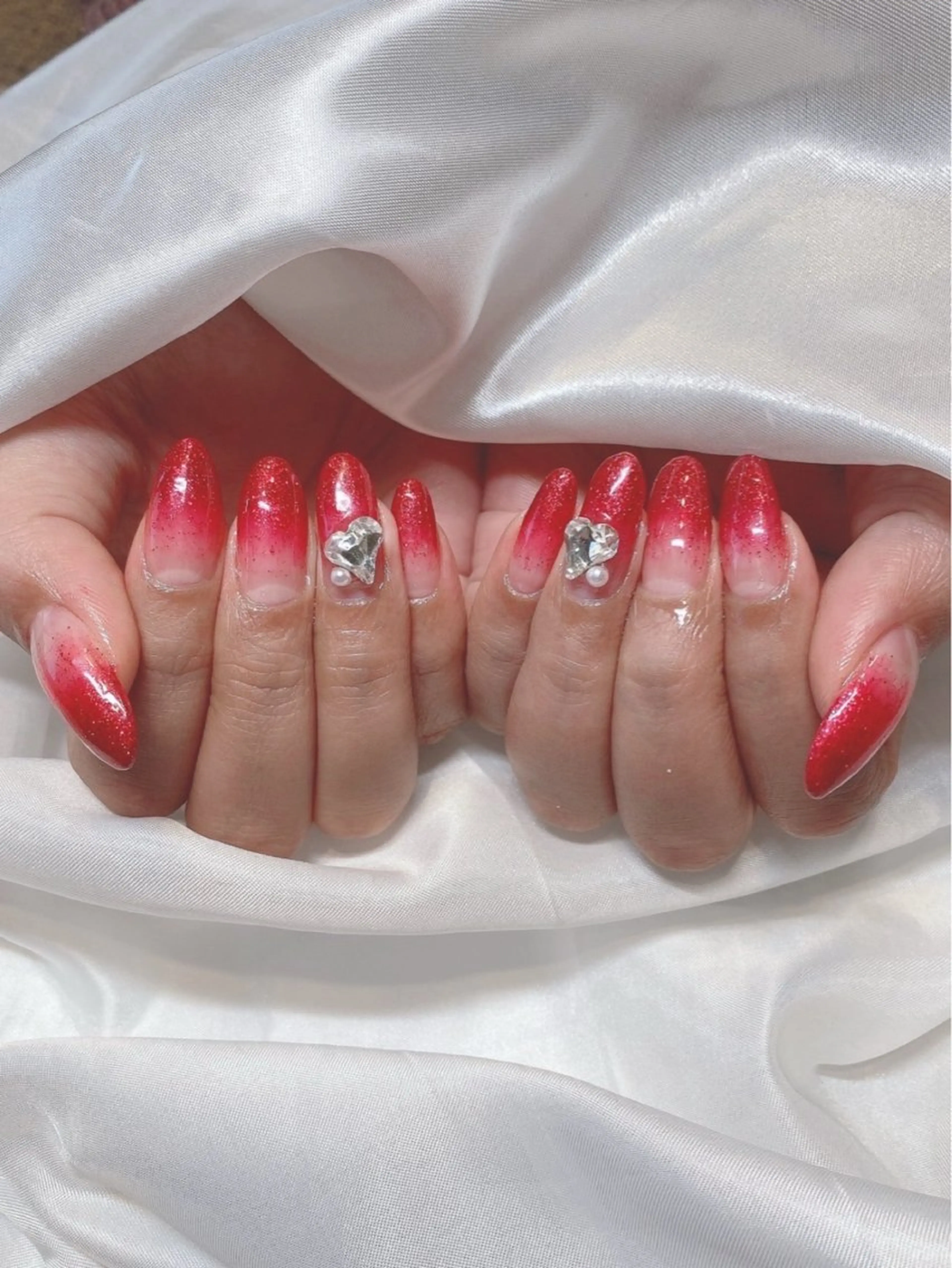 ネイル フラッシュネイル マグネットネイル ニュアンスネイル シンプルネイル ワンホンネイル ハンドネイル at Nailのネイルデザイン