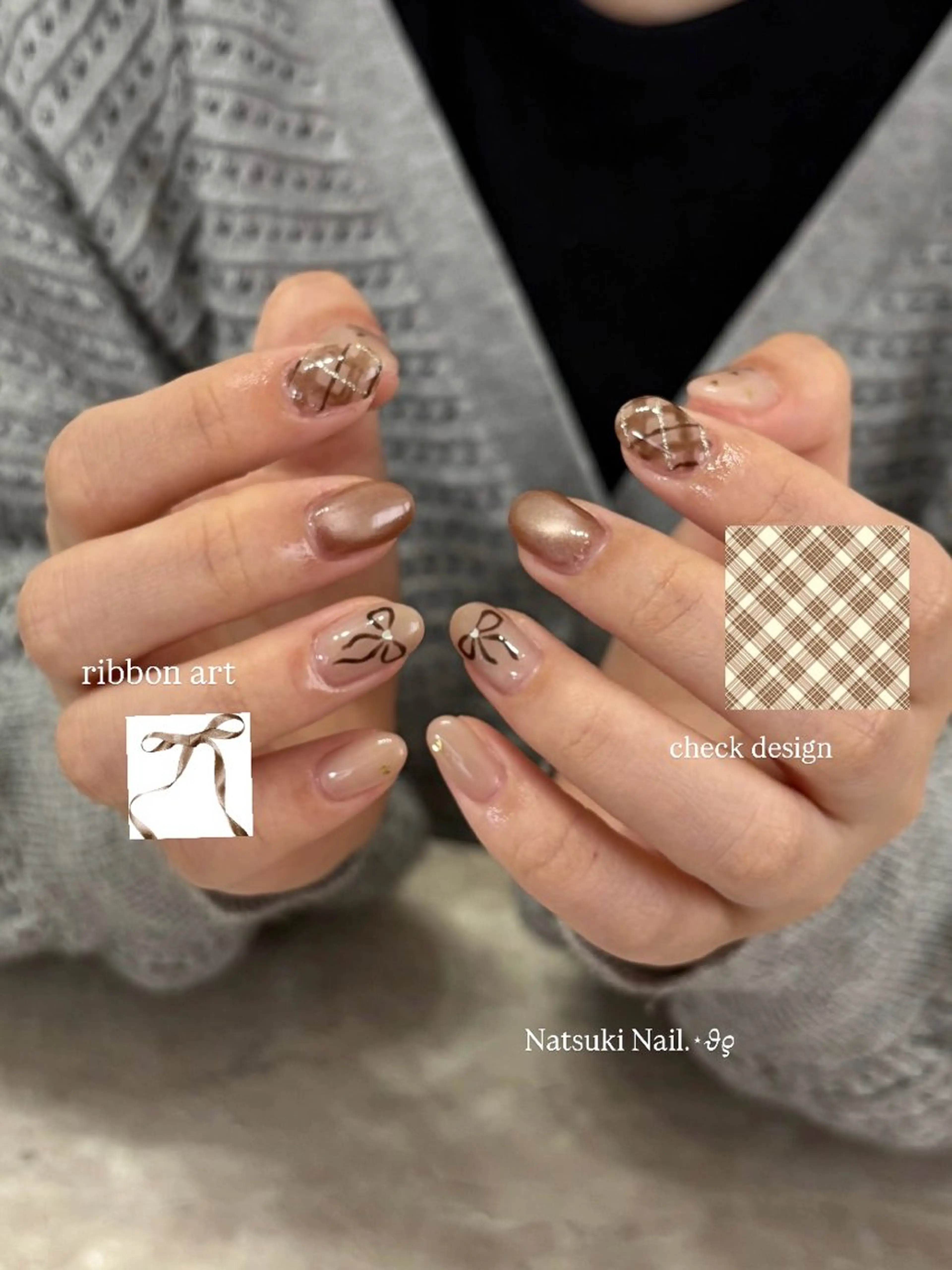 ネイル ハンドネイル ange brownのネイルデザイン