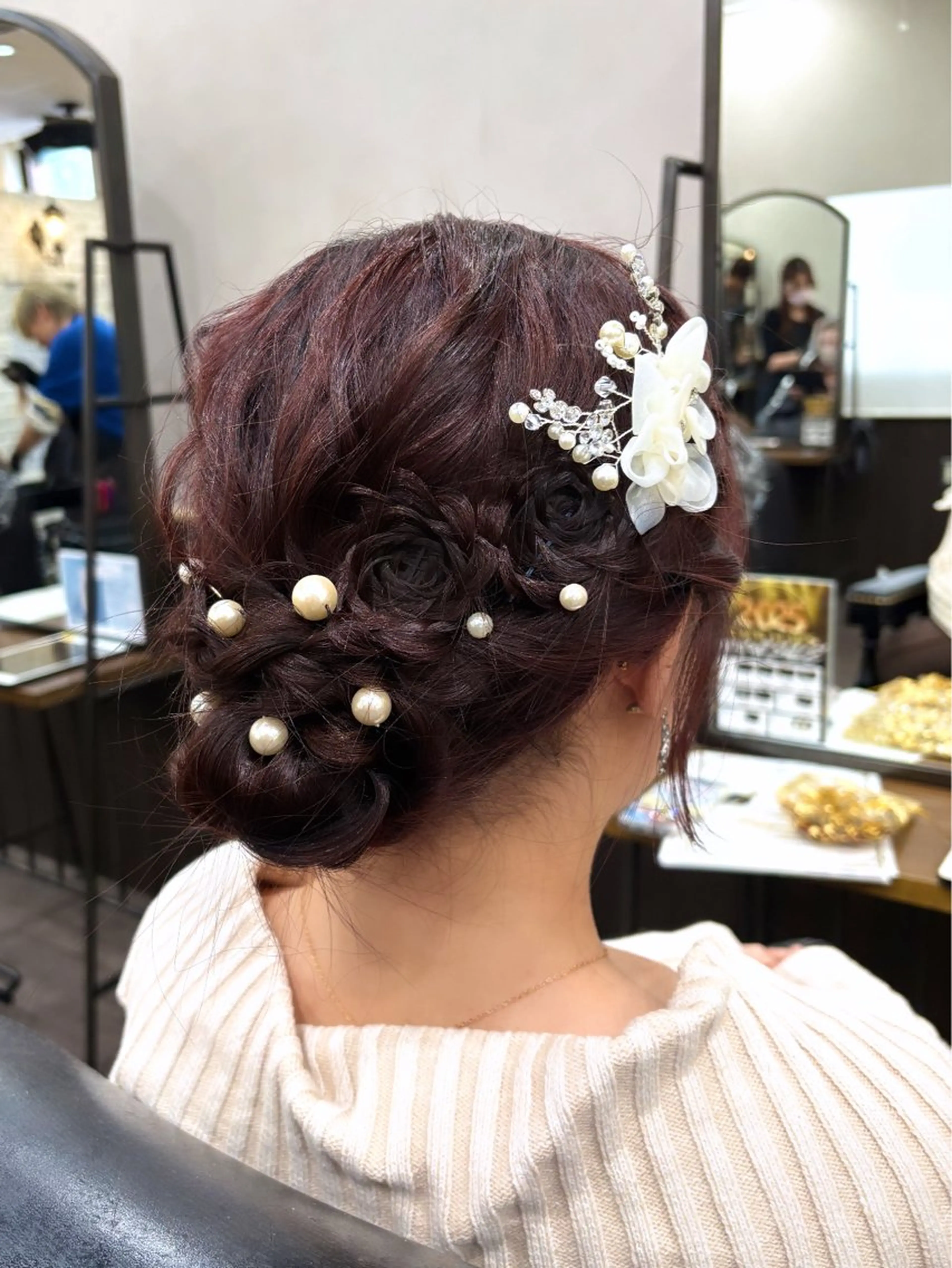 ロング ヘアアレンジ ヘアセット 🦄🩵YUNA 🩵🦄のヘアスタイル