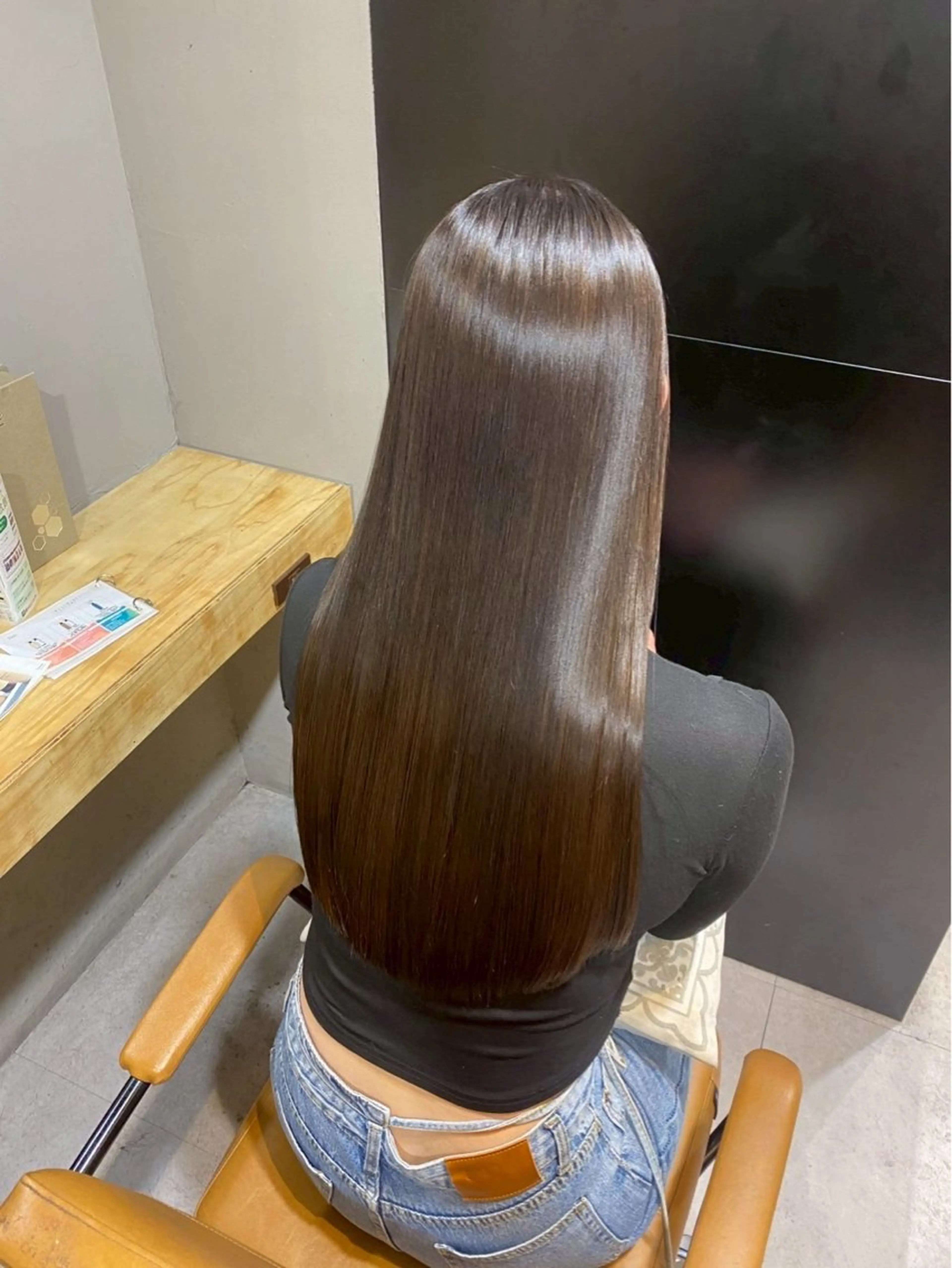 髪質改善カラーの写真