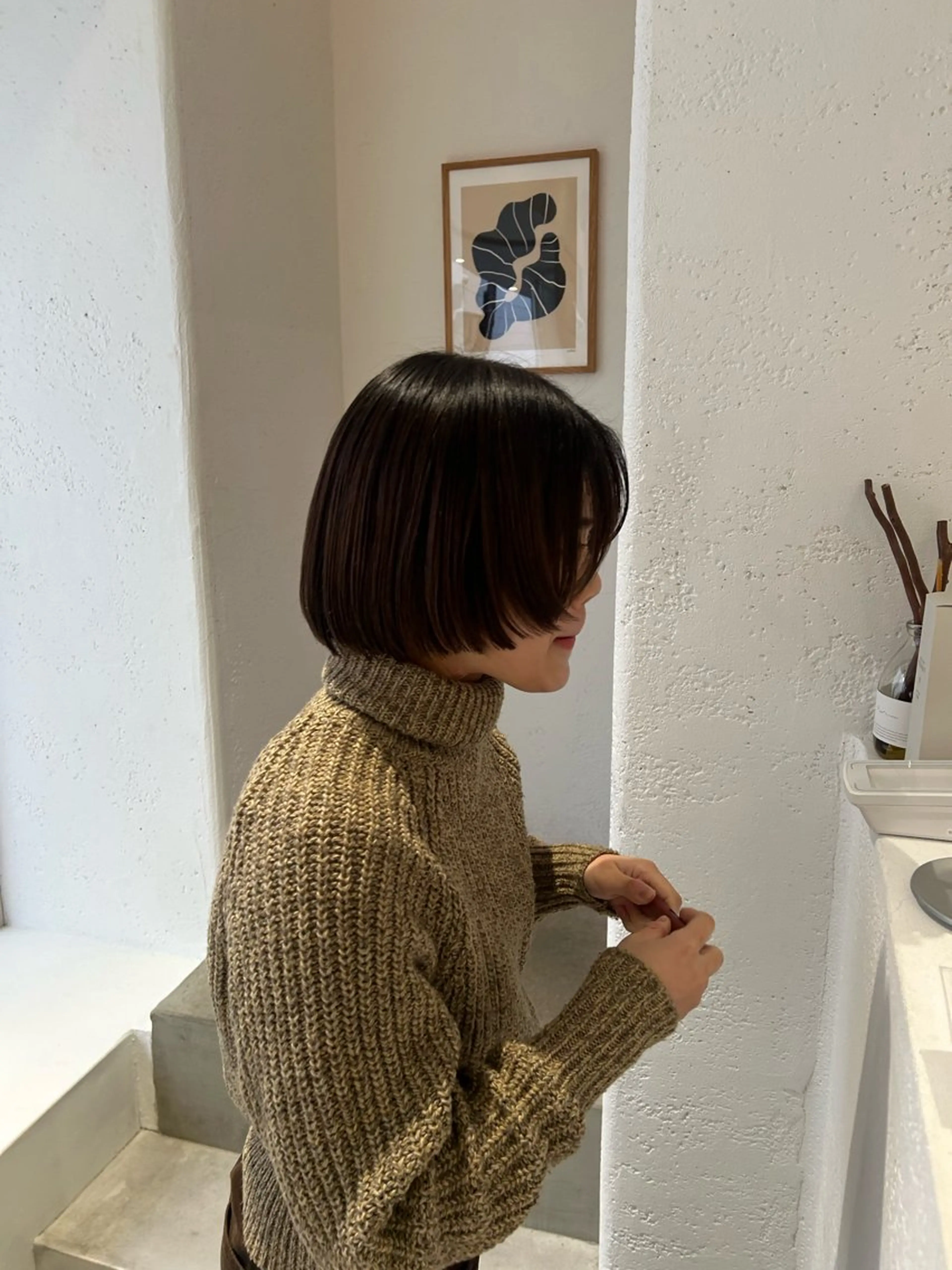 ショート ショートボブ ボブ ショートヘア iwami rena /Nary河原町のヘアスタイル