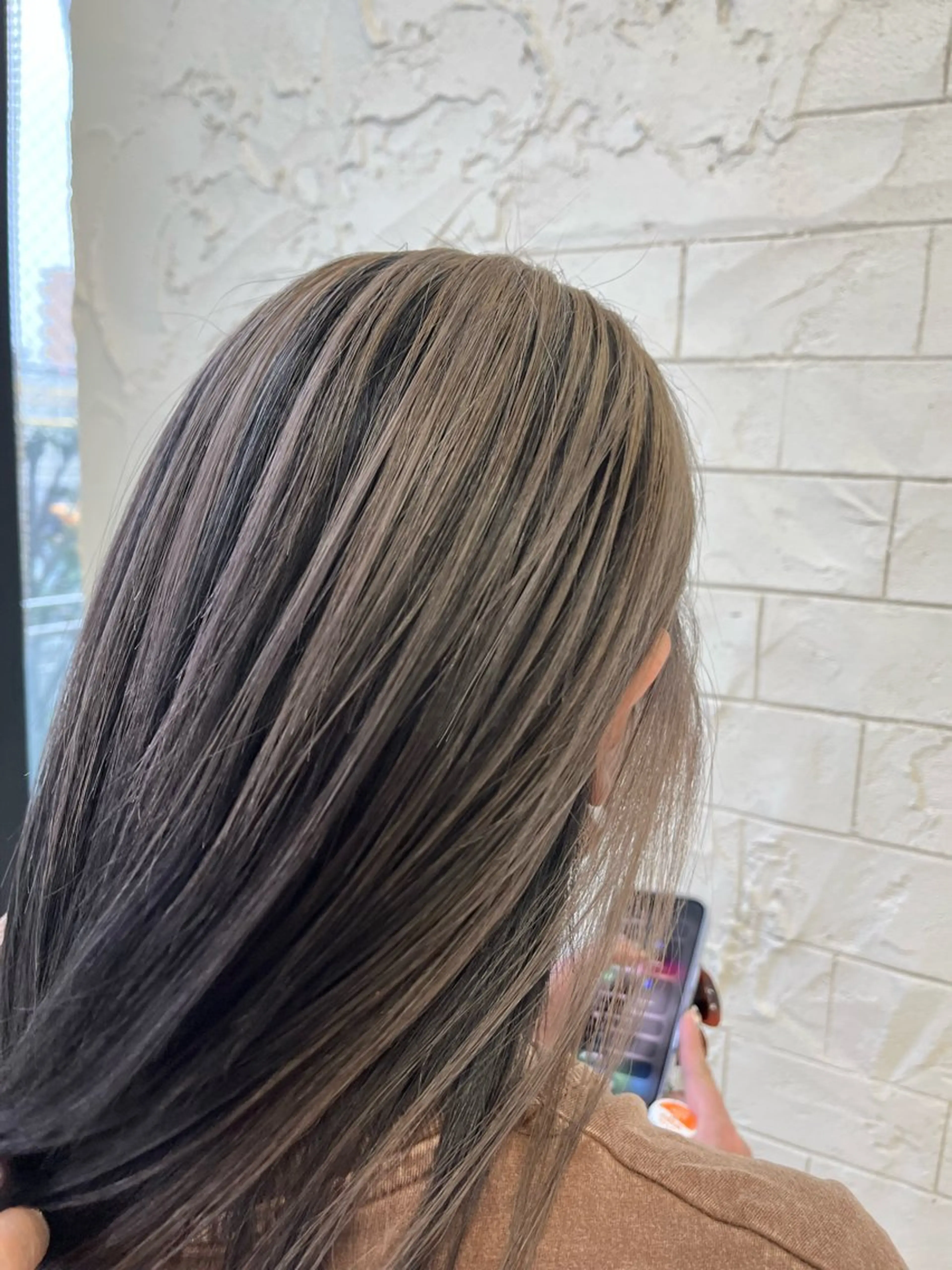 セミロング レイヤーカット archange 大井川のヘアスタイル