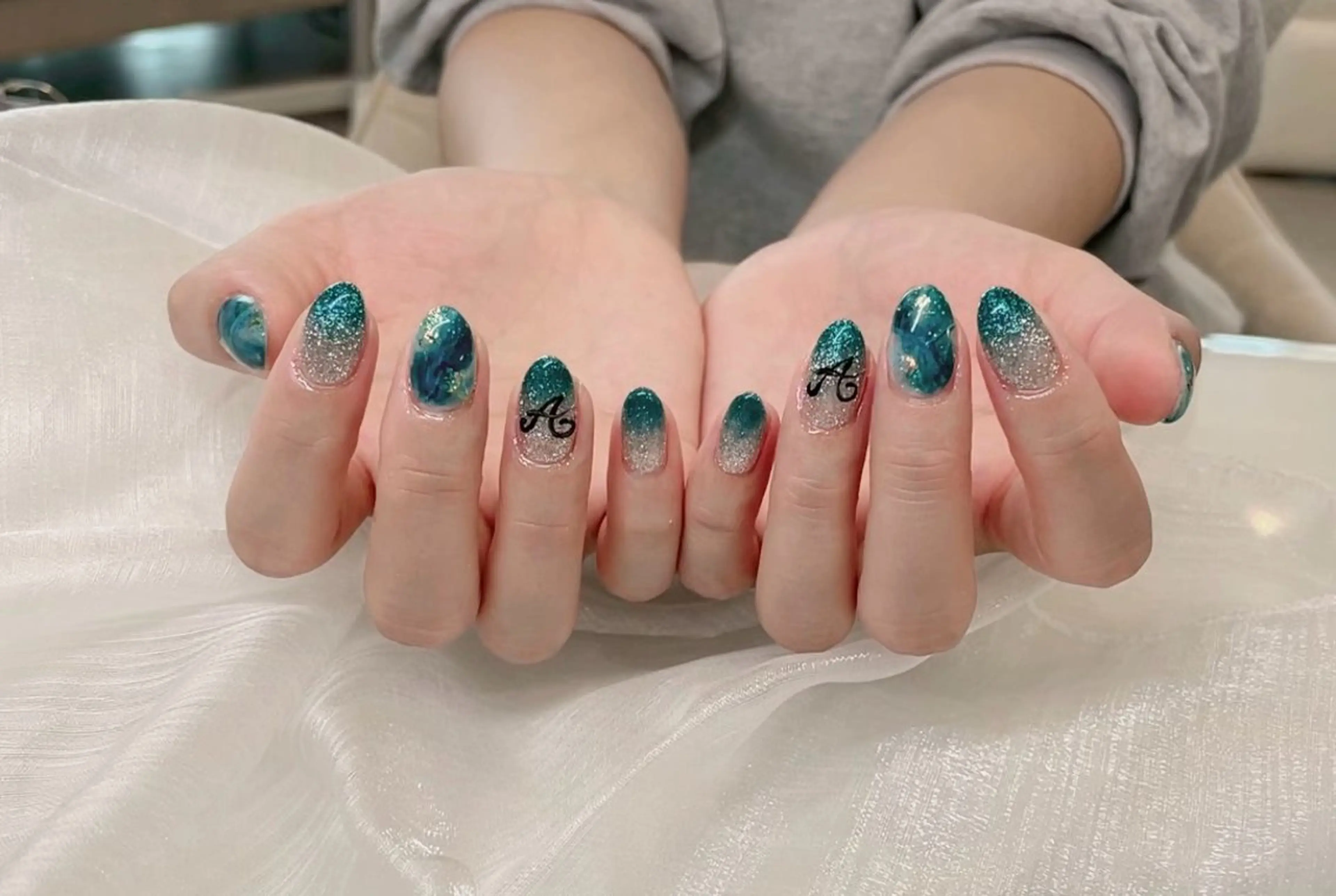 ネイル アートネイル チークネイル 韓国ネイル マグネットネイル シンプルネイル Nails168 ネイルズイロハのネイルデザイン