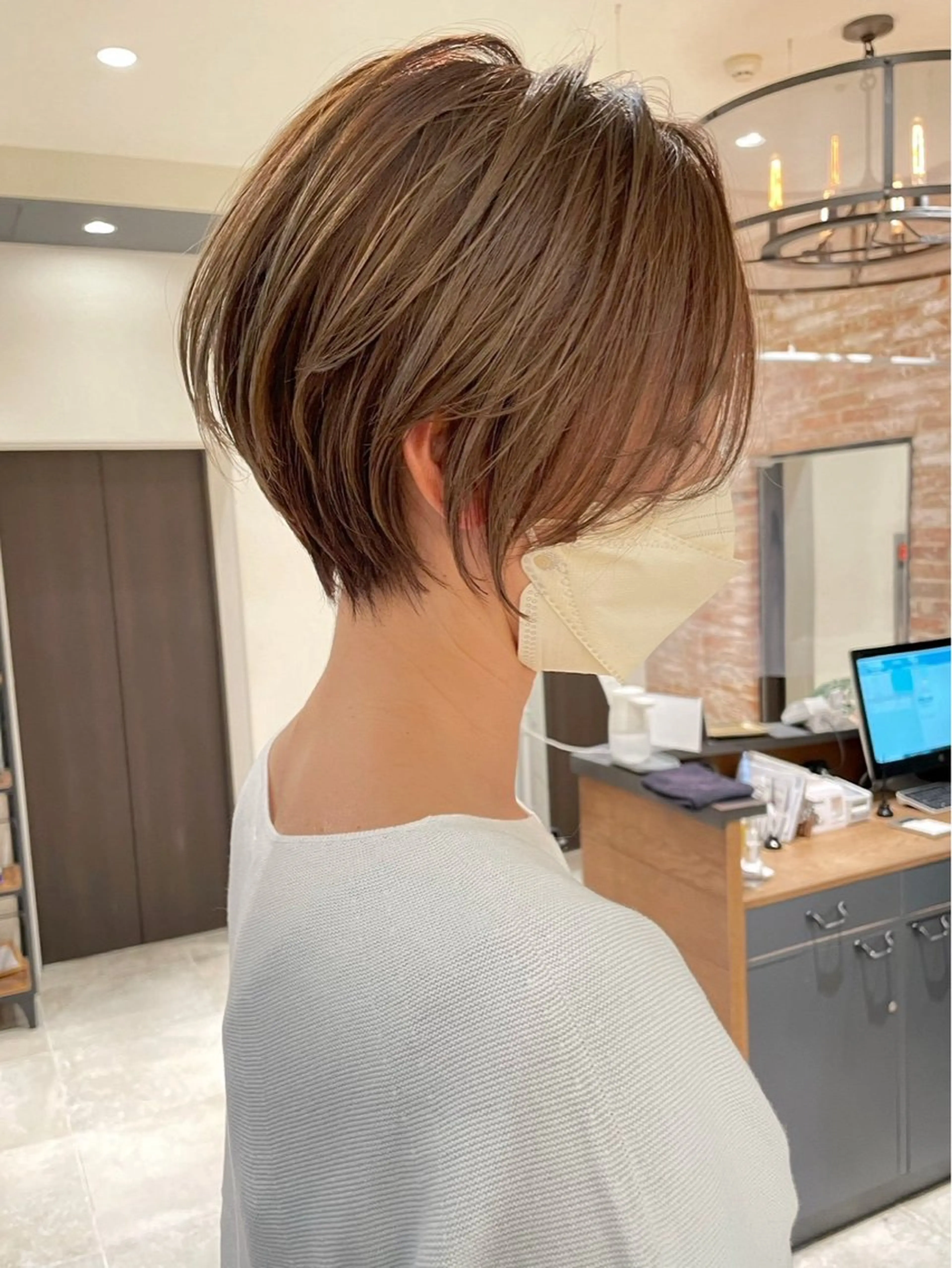 ショート ショートボブ ボブ くびれヘア レイヤーカット ショートヘア GOTODY SHAiRE SALON 天神Bellus店所属・✂︎taiga✂︎ 似合わせショートのヘアスタイル