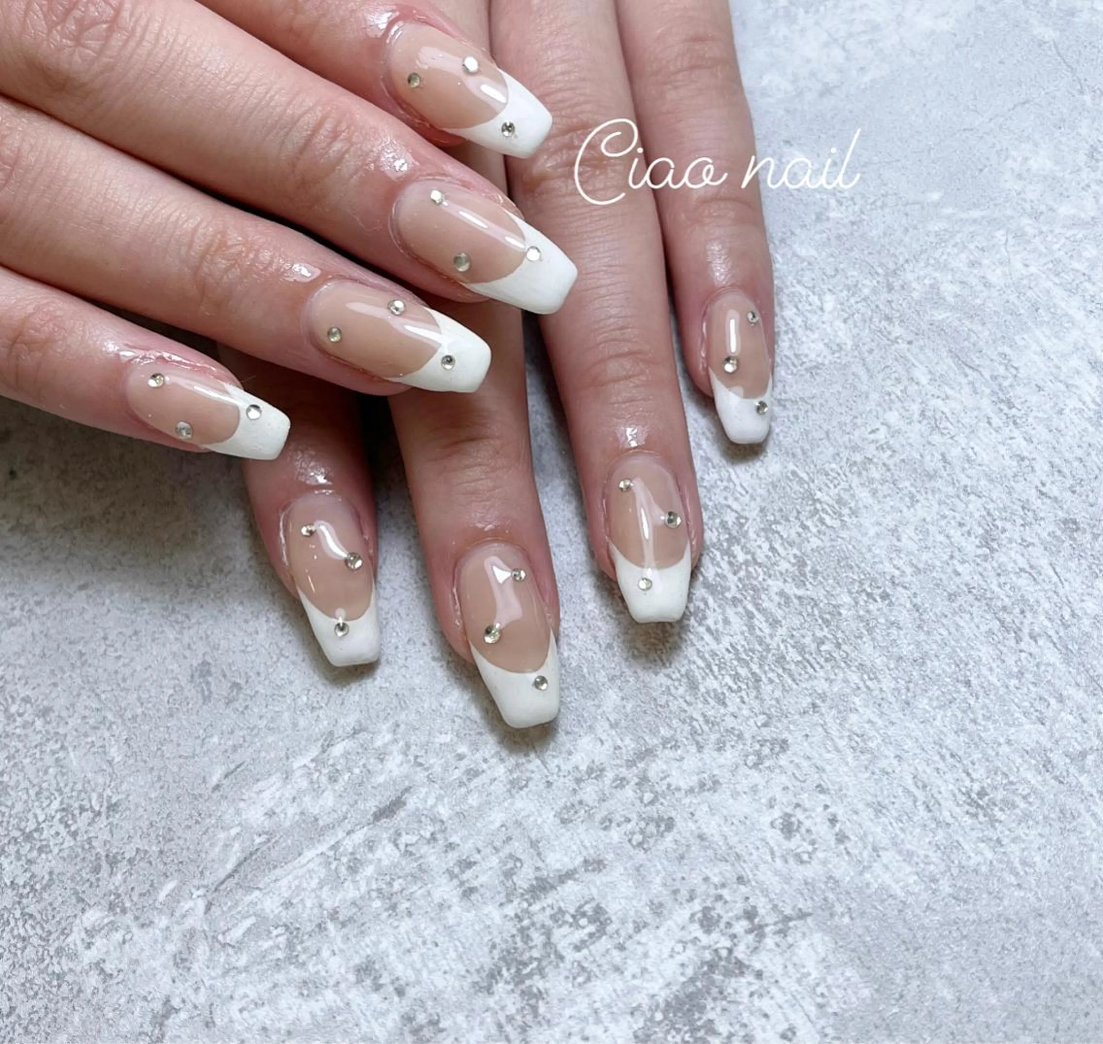 ネイル フレンチネイル #Amin所属・#Amin nail salonのネイルデザイン