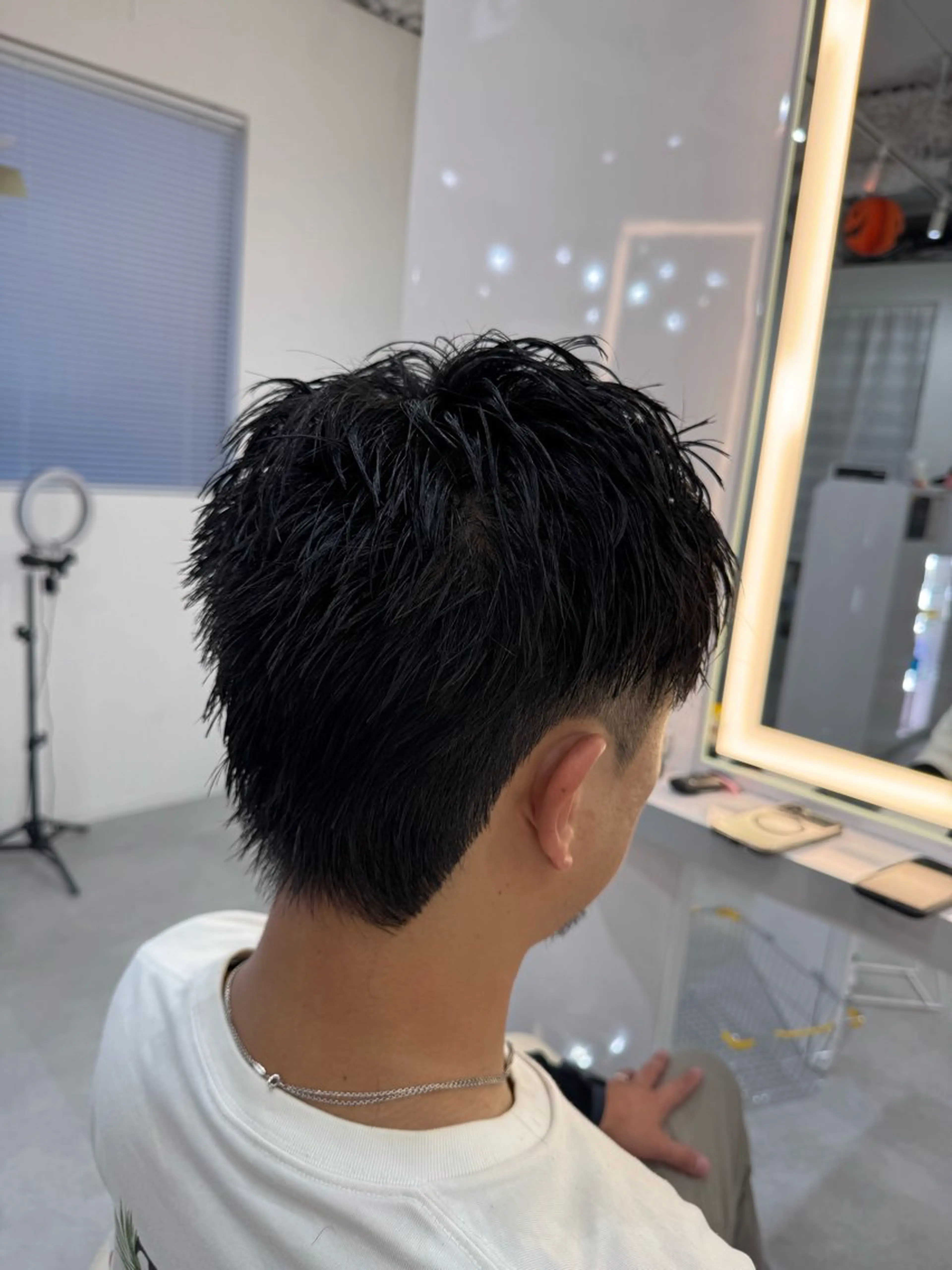 メンズ R/🤎 パーマ&ブリーチ🔥のヘアスタイル