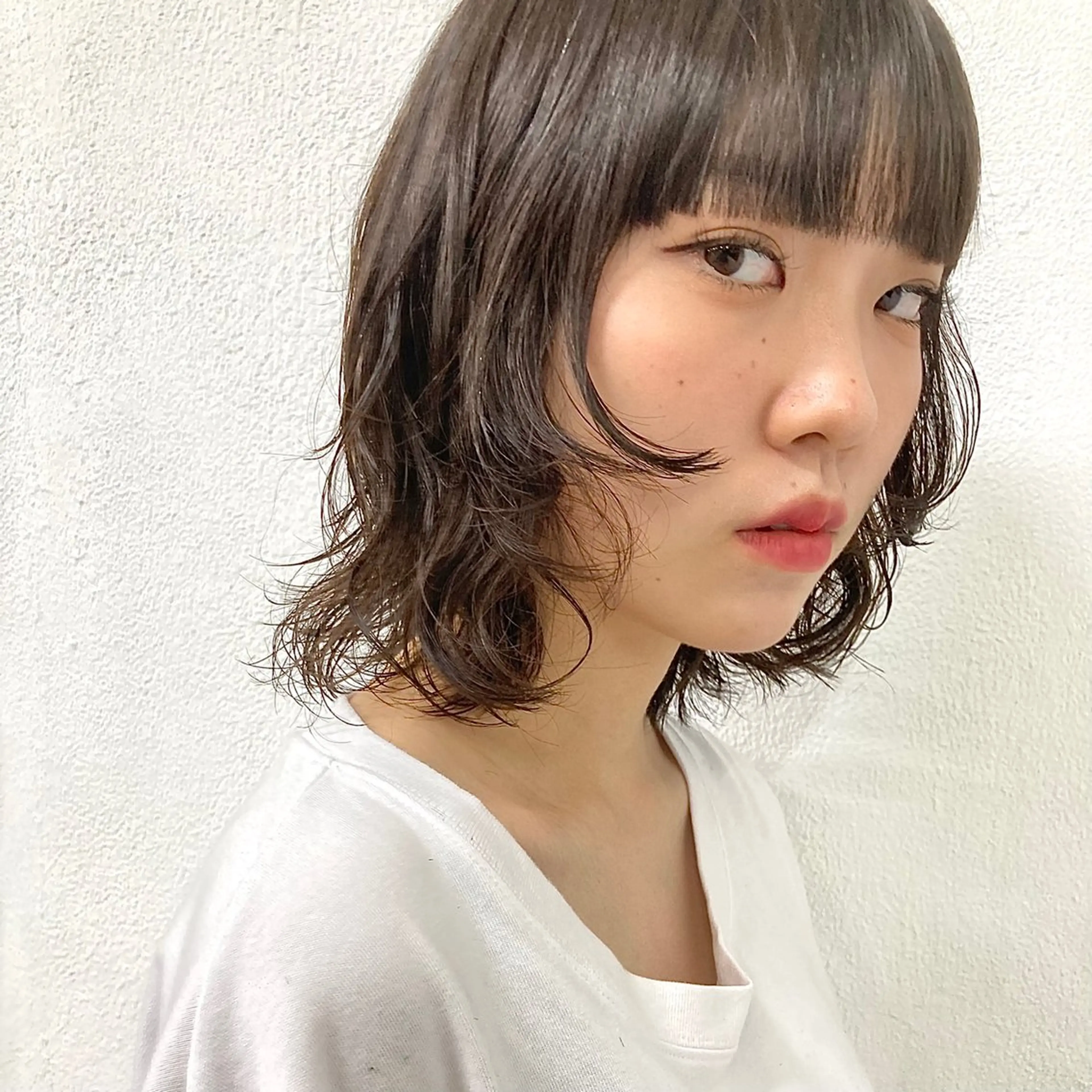 ショート カラー パーマ ウルフレイヤー エクステ/kokiのヘアスタイル