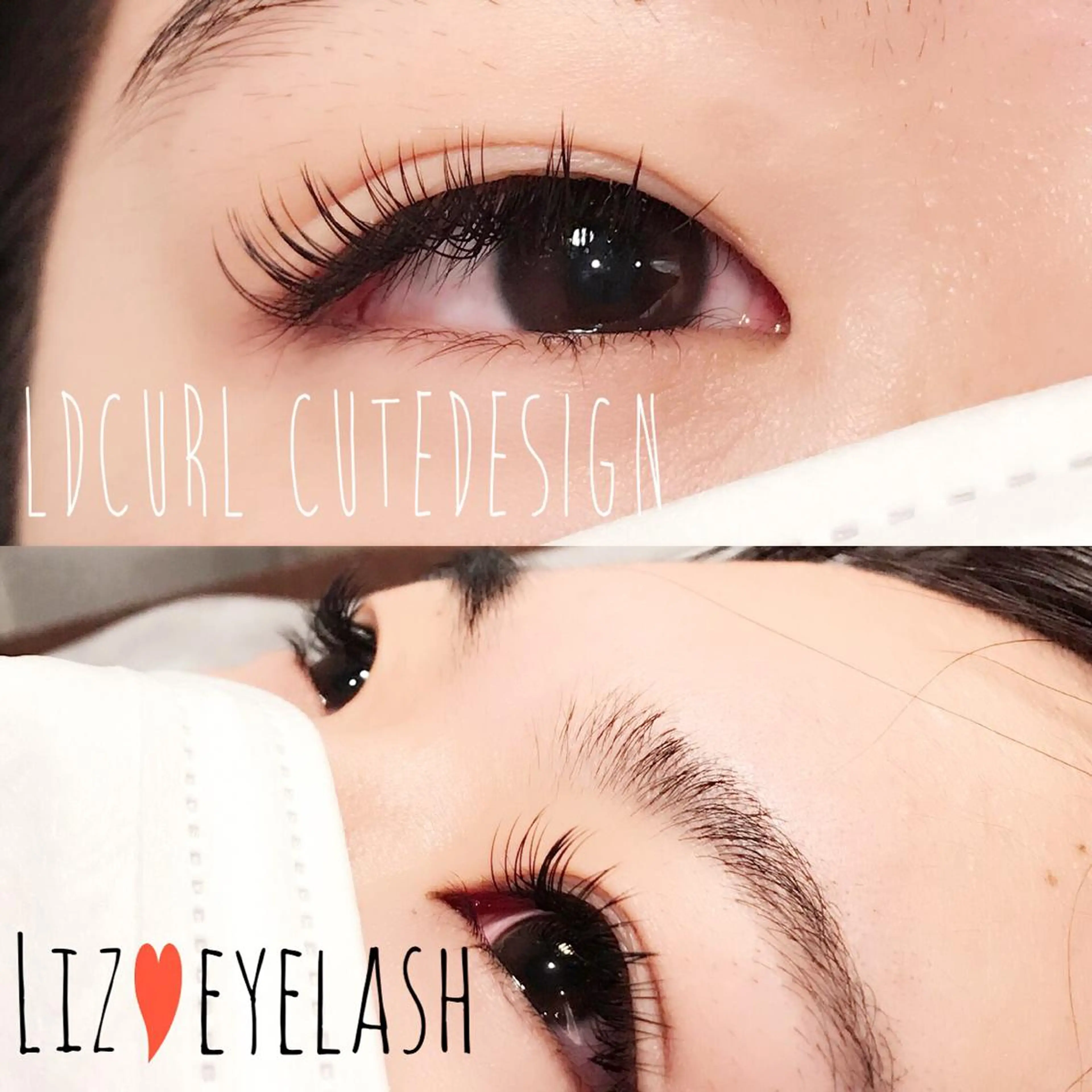 マツエク・マツパ Dカール Lカール 一重×まつ毛パーマ マツエク nashira -ナシラ- 恵比寿のマツエク・マツパデザイン