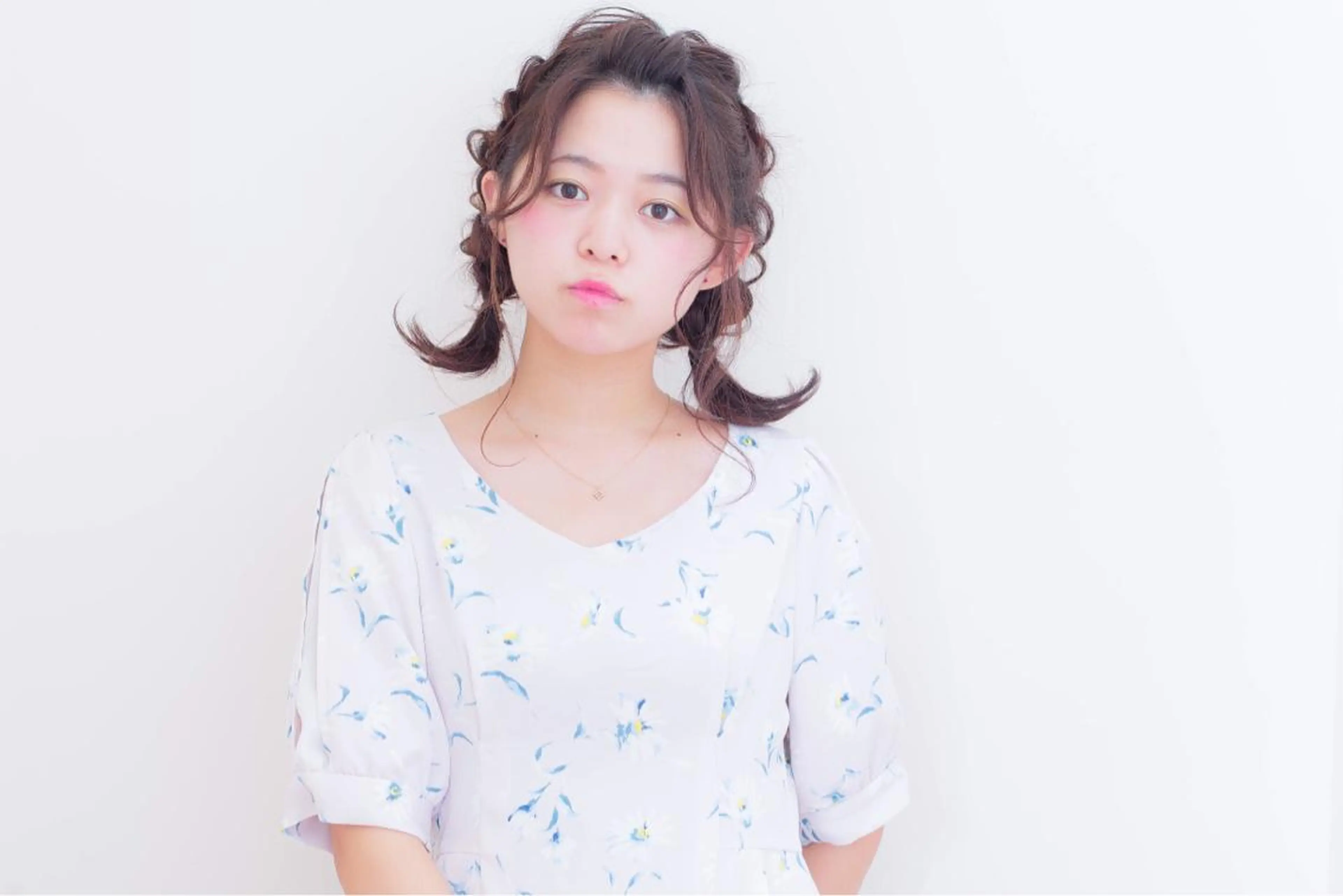 ミディアム カラー ヘアアレンジ ヘアセット 店長/ 加藤 流菜のヘアスタイル