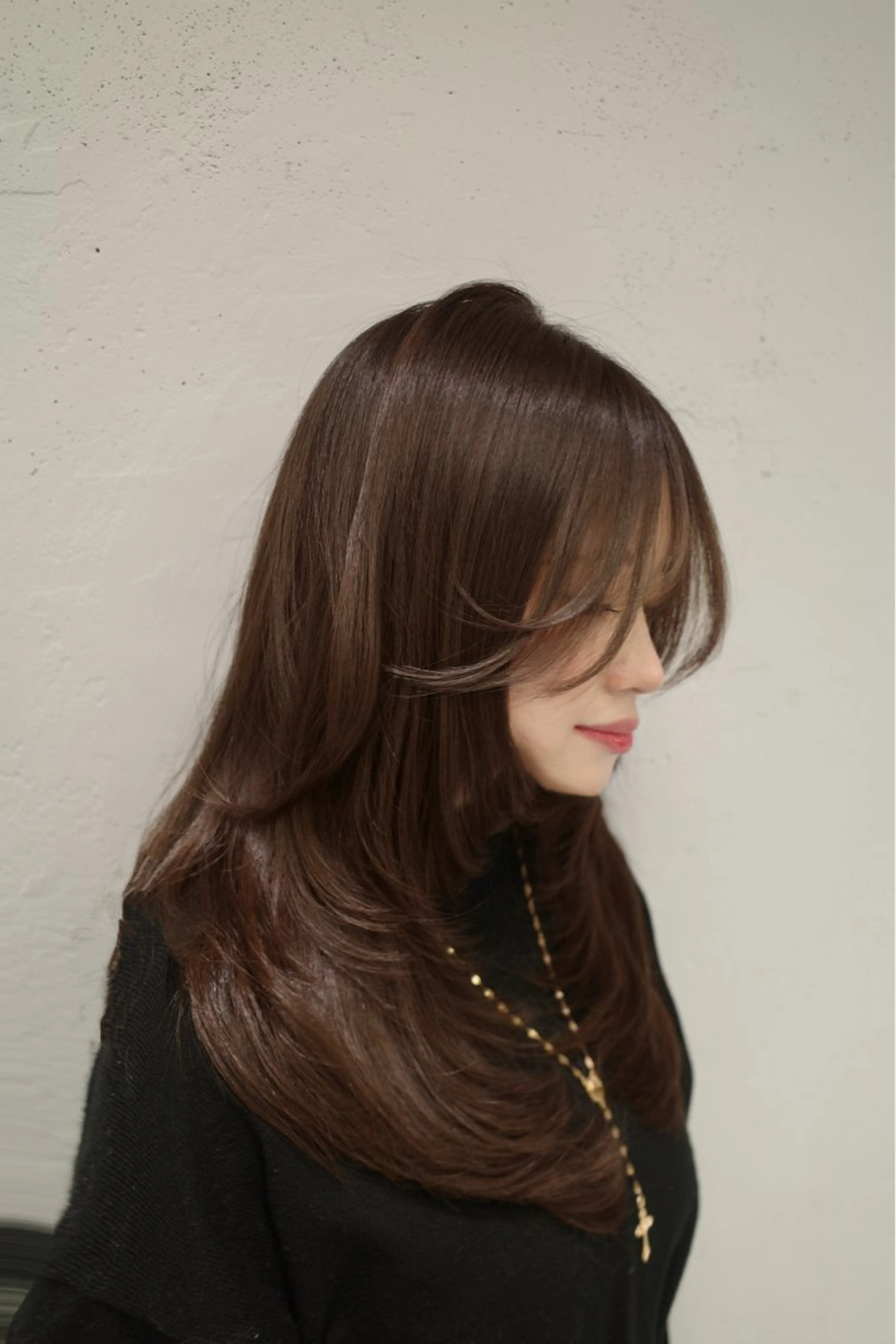 顔周りカットの写真