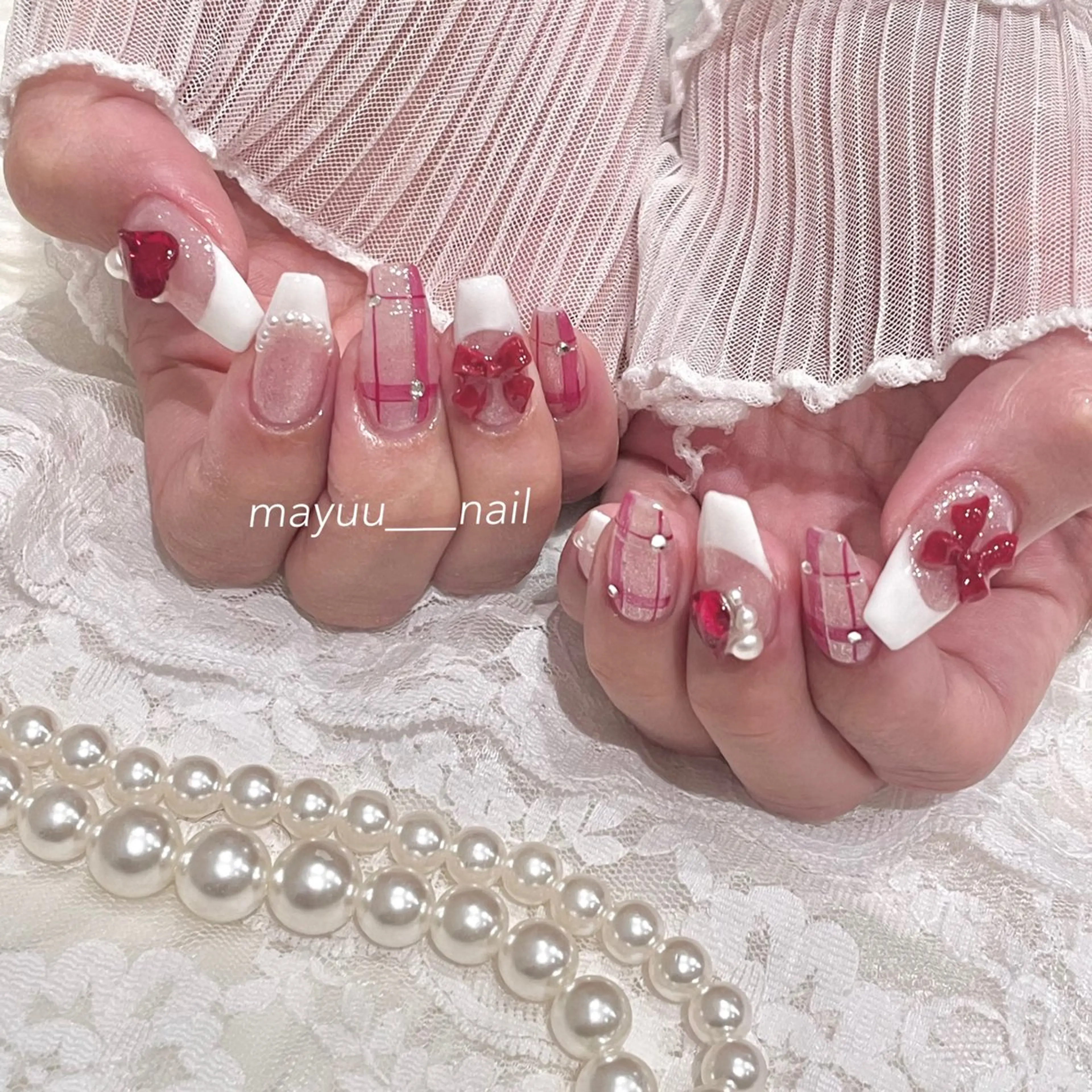 ネイル 🎀 Mayu 🎀痛ネイルのネイルデザイン