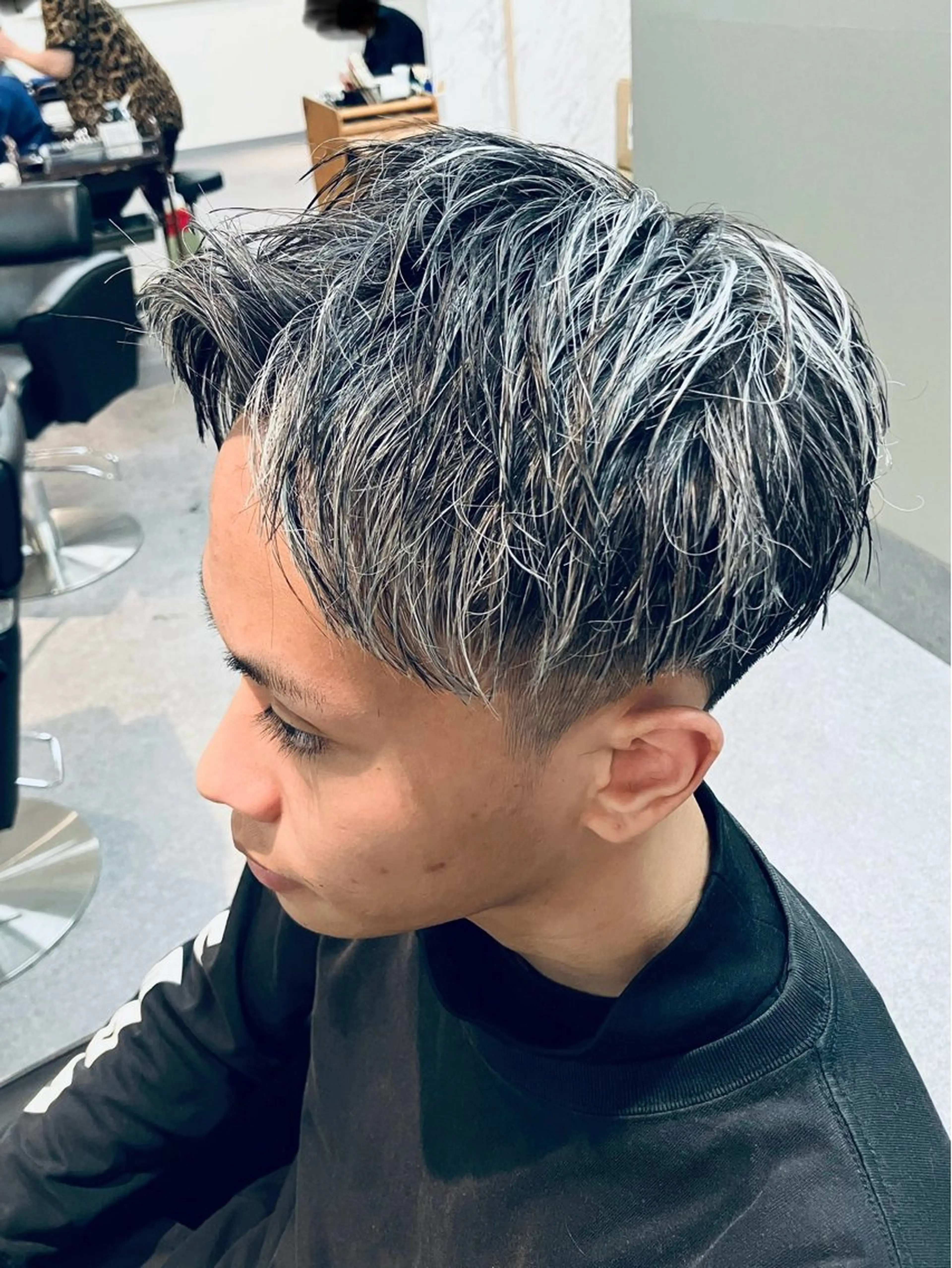 カラー パーマ メンズ メンズ特化/パーマ/ フェードWATARUのヘアスタイル