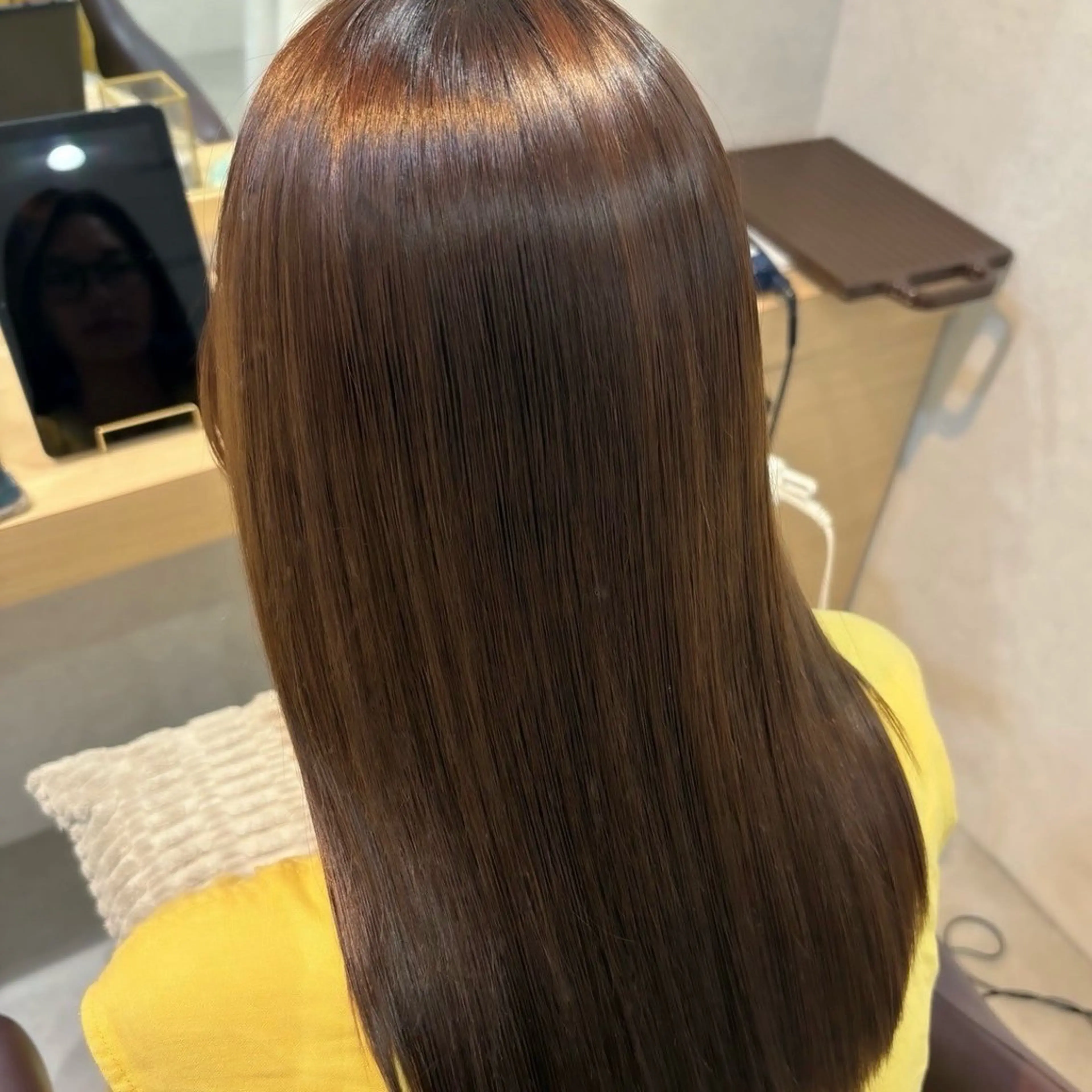 ロング カラー カット ヘアカラー トリートメント ブラウンカラー 🫧tomoka🫧のヘアスタイル