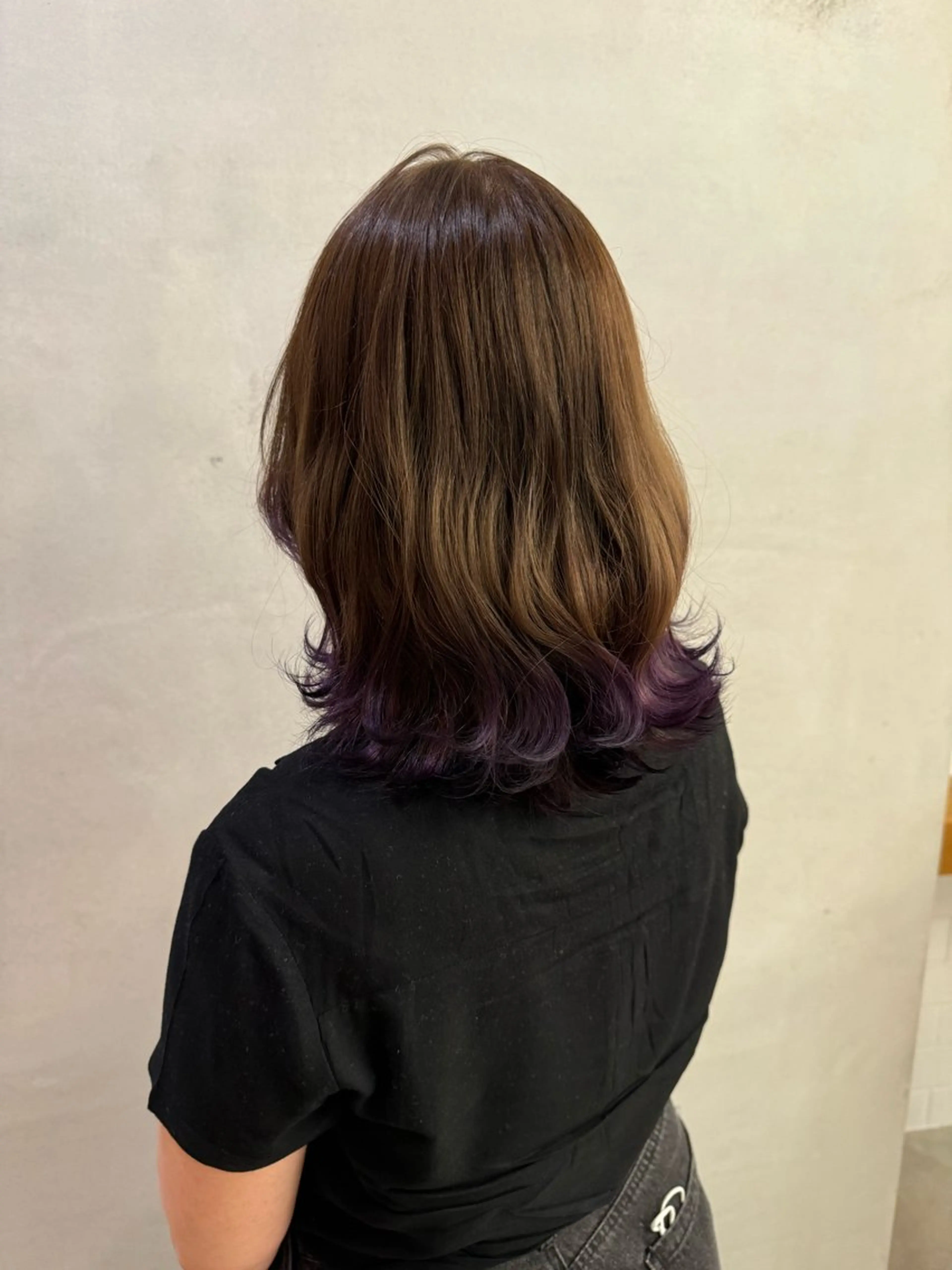 ミディアム カラー ♡ハッシュカット/ レイヤー/yucoのヘアスタイル