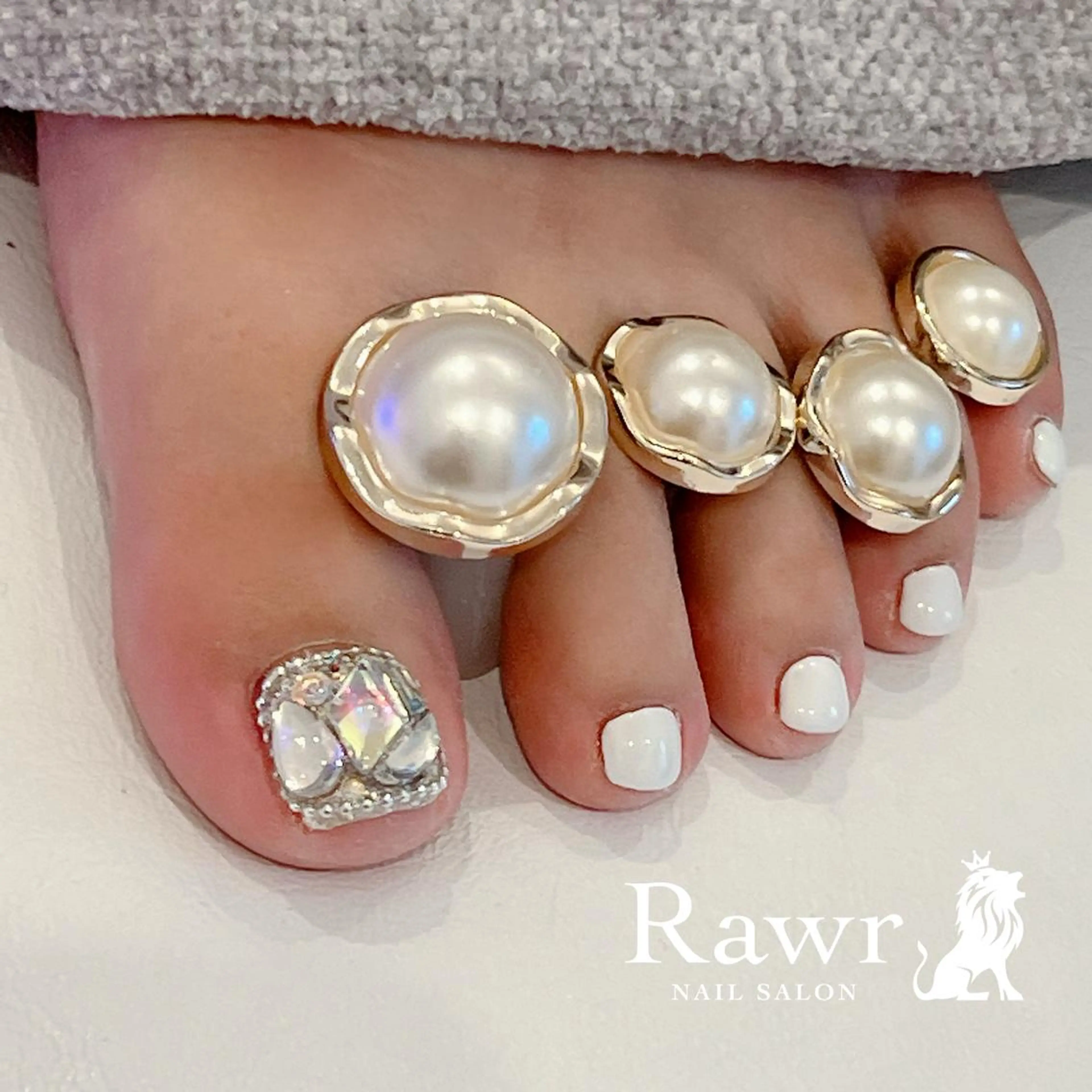 ネイル フットネイル Rawr / saoriのネイルデザイン