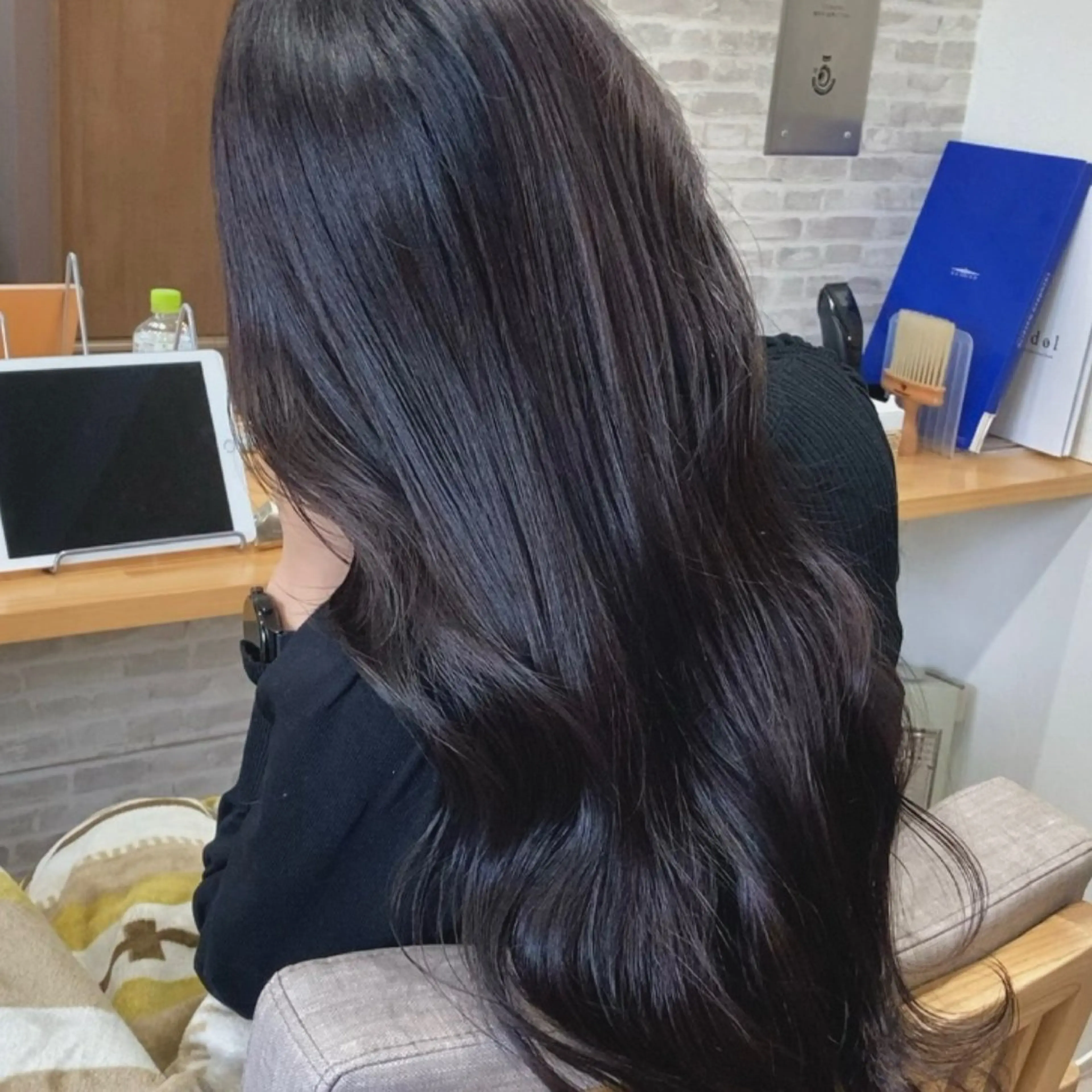 ロング カラー アディクシーカラー ラベンダーカラー ピンクカラー 宇田川 直輝のヘアスタイル