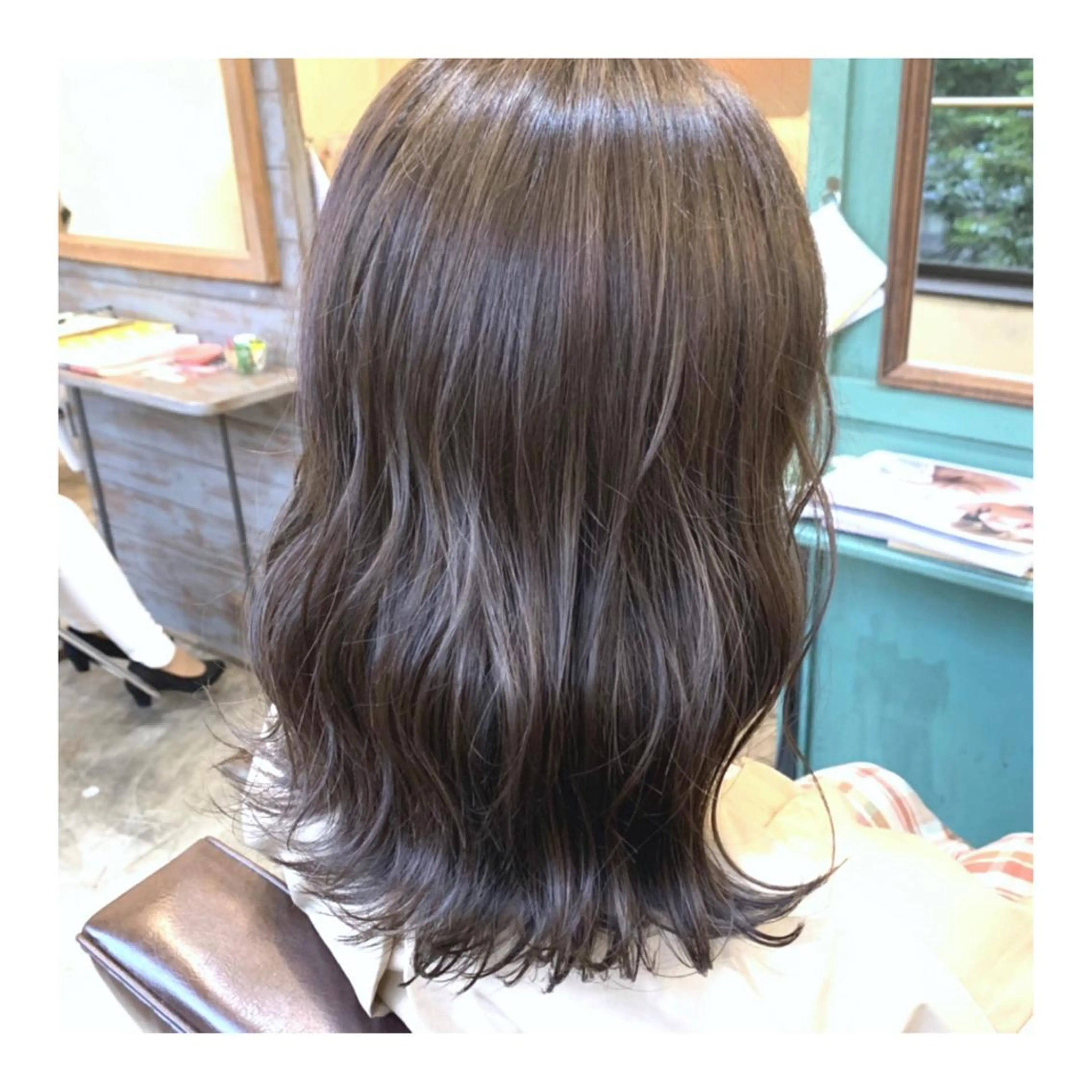 ミディアム カラー ヘアアレンジ カット ヘアカラー merci.所属・🌻あいり merci.🌻のヘアスタイル