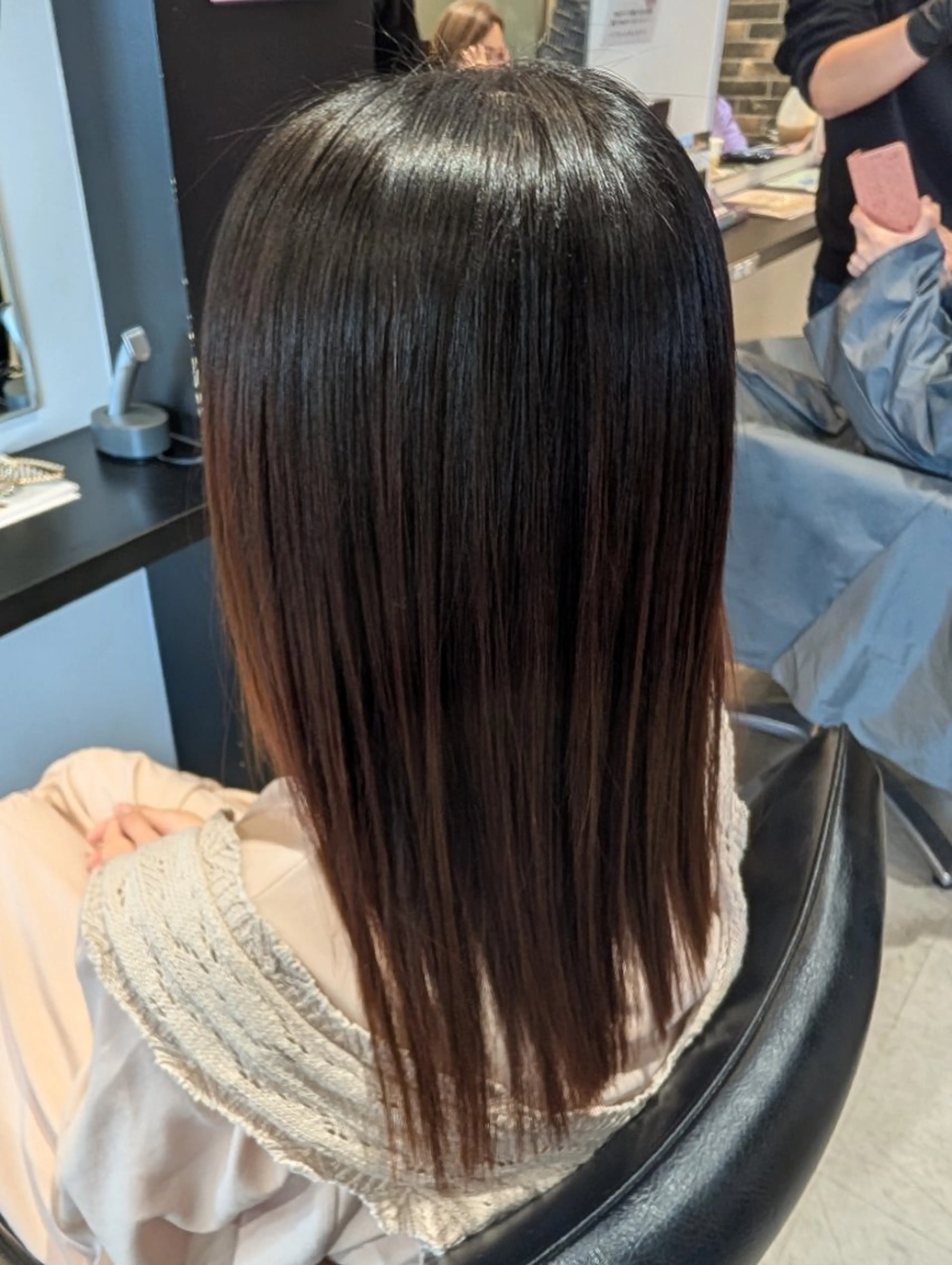 ミディアム パーマ 髪質改善 ストレートパーマ Powderhair所属・河野日南/髪質改善/ ヘアケア/メンズヘアのヘアスタイル