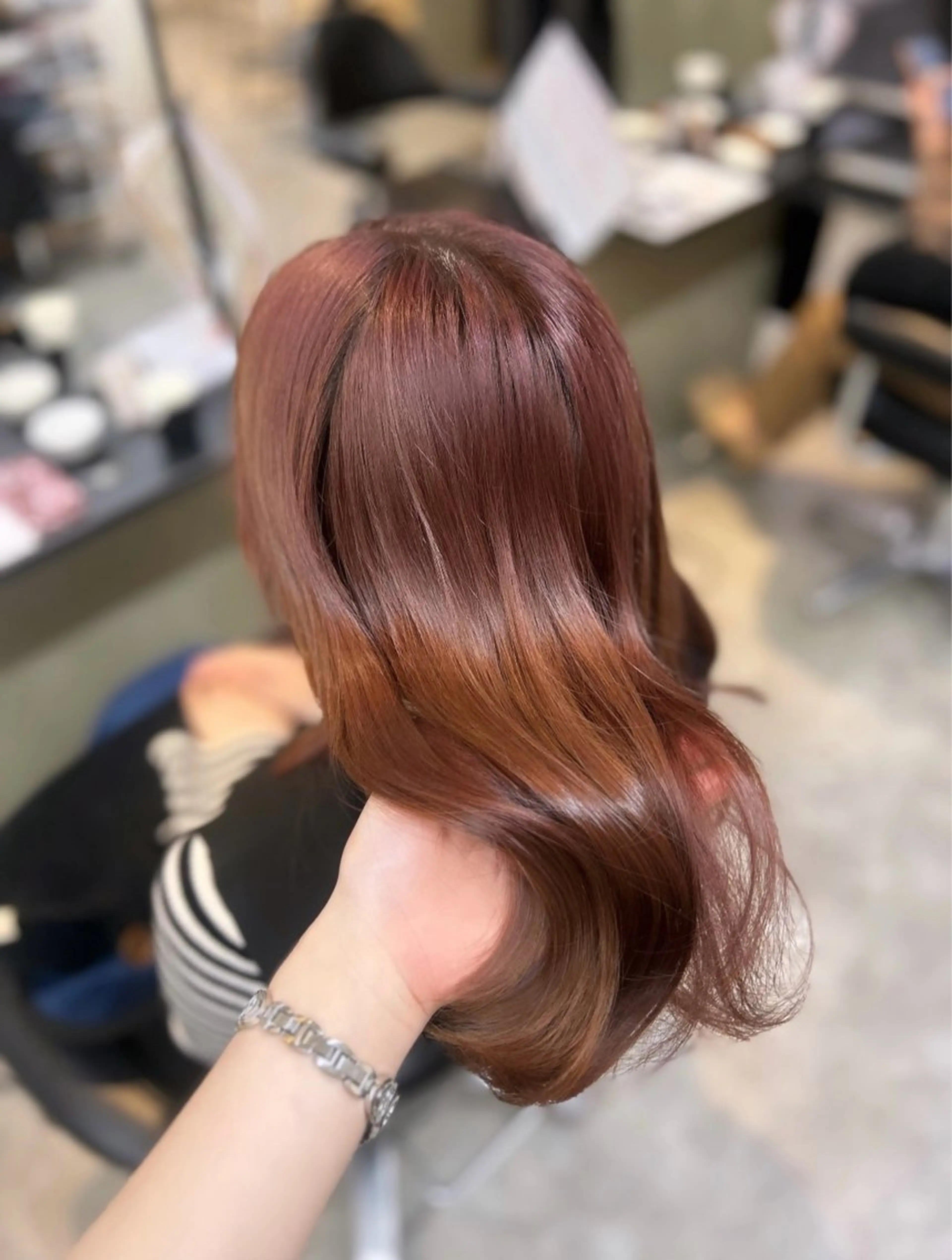 カラー ヘアカラー 透明感カラー୨୧ 松山理桜🩰˖ ࣪⊹のヘアスタイル