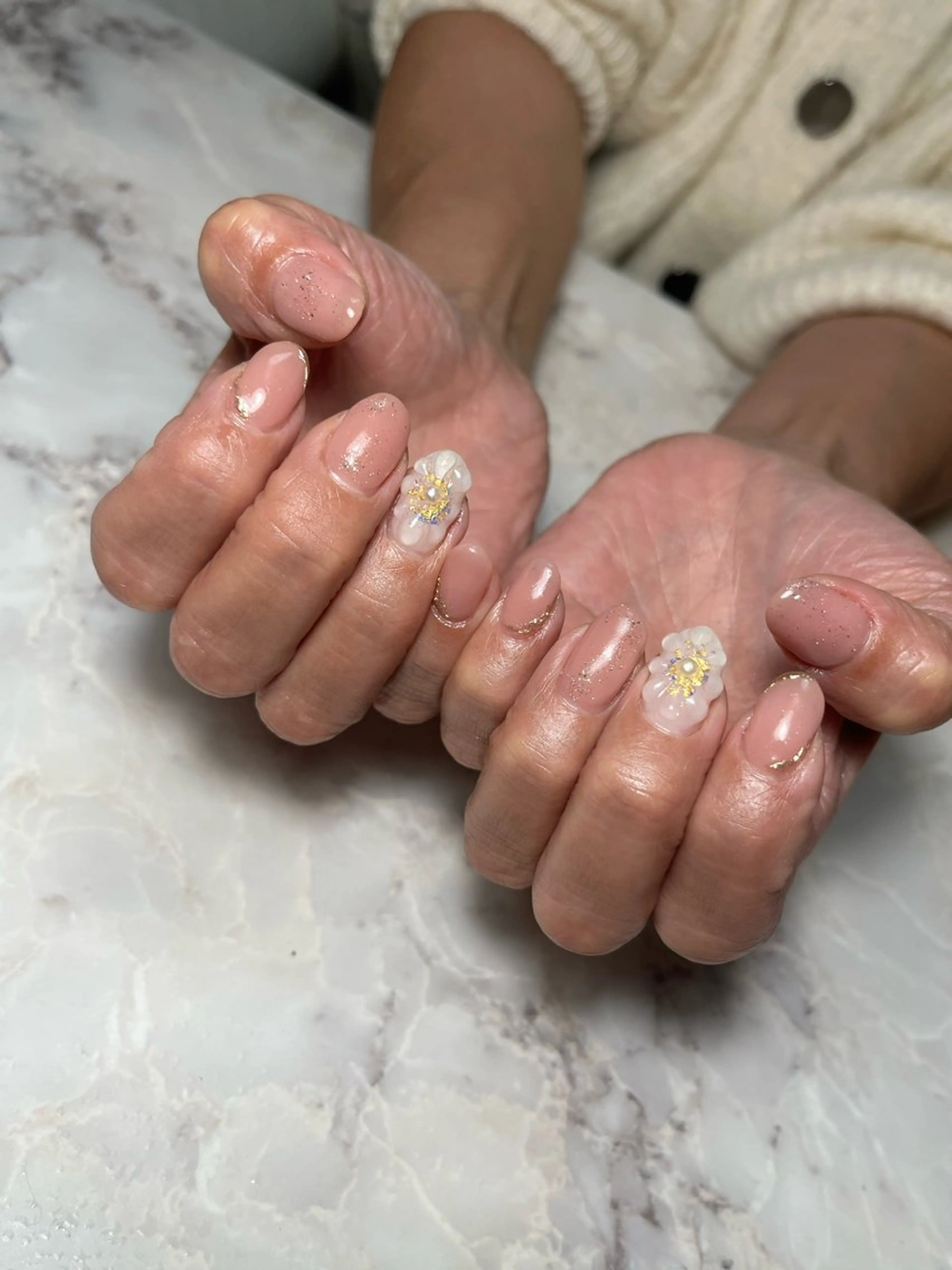 アート2本指のデザイン🎨💅 【オフ込み】の写真