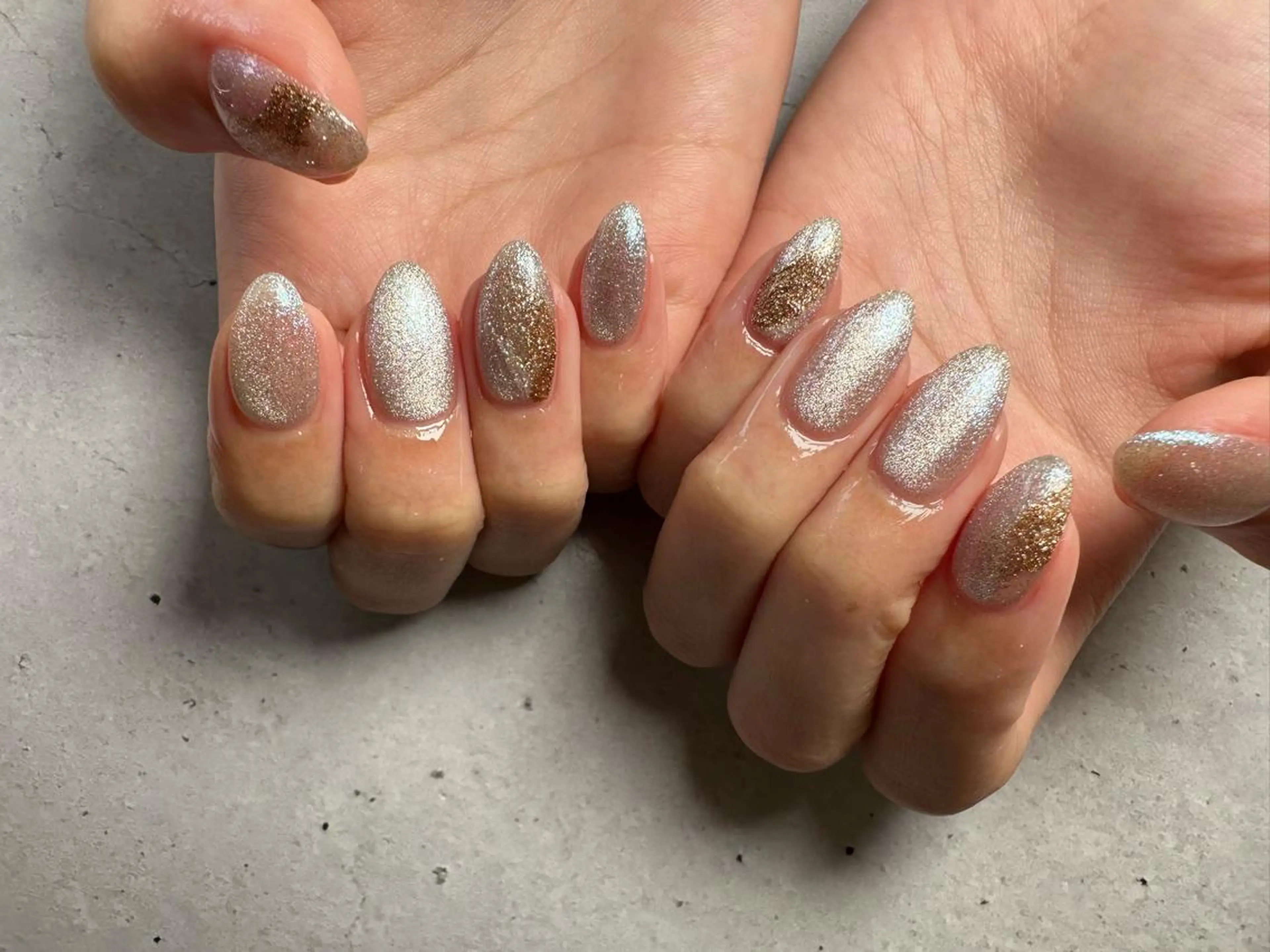 ネイル マグネットネイル 高野 梨紗子のネイルデザイン