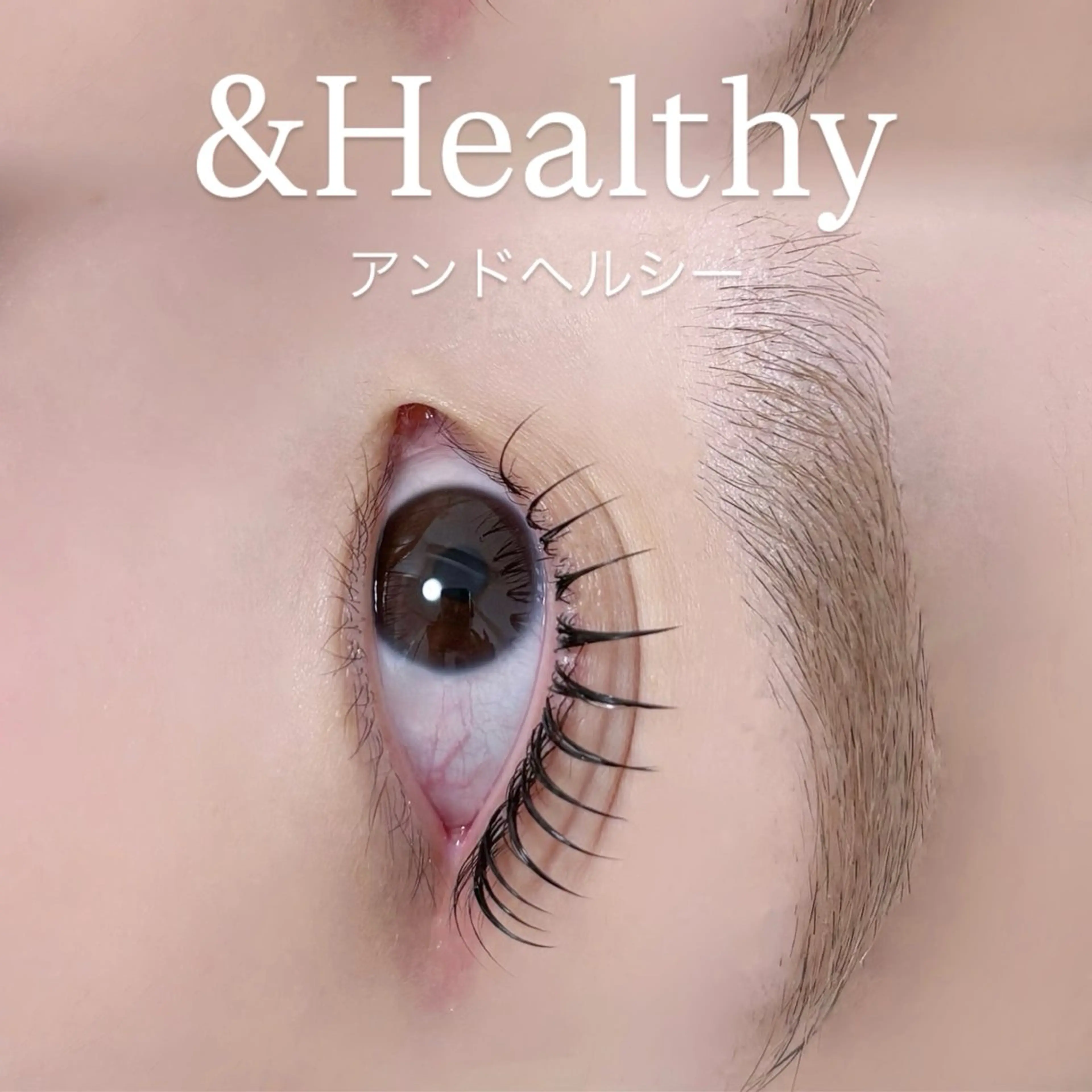 マツエク・マツパ 束感まつ毛 ナチュラル まつげパーマ 一重×まつ毛パーマ マツエク Anela AYUのマツエク・マツパデザイン