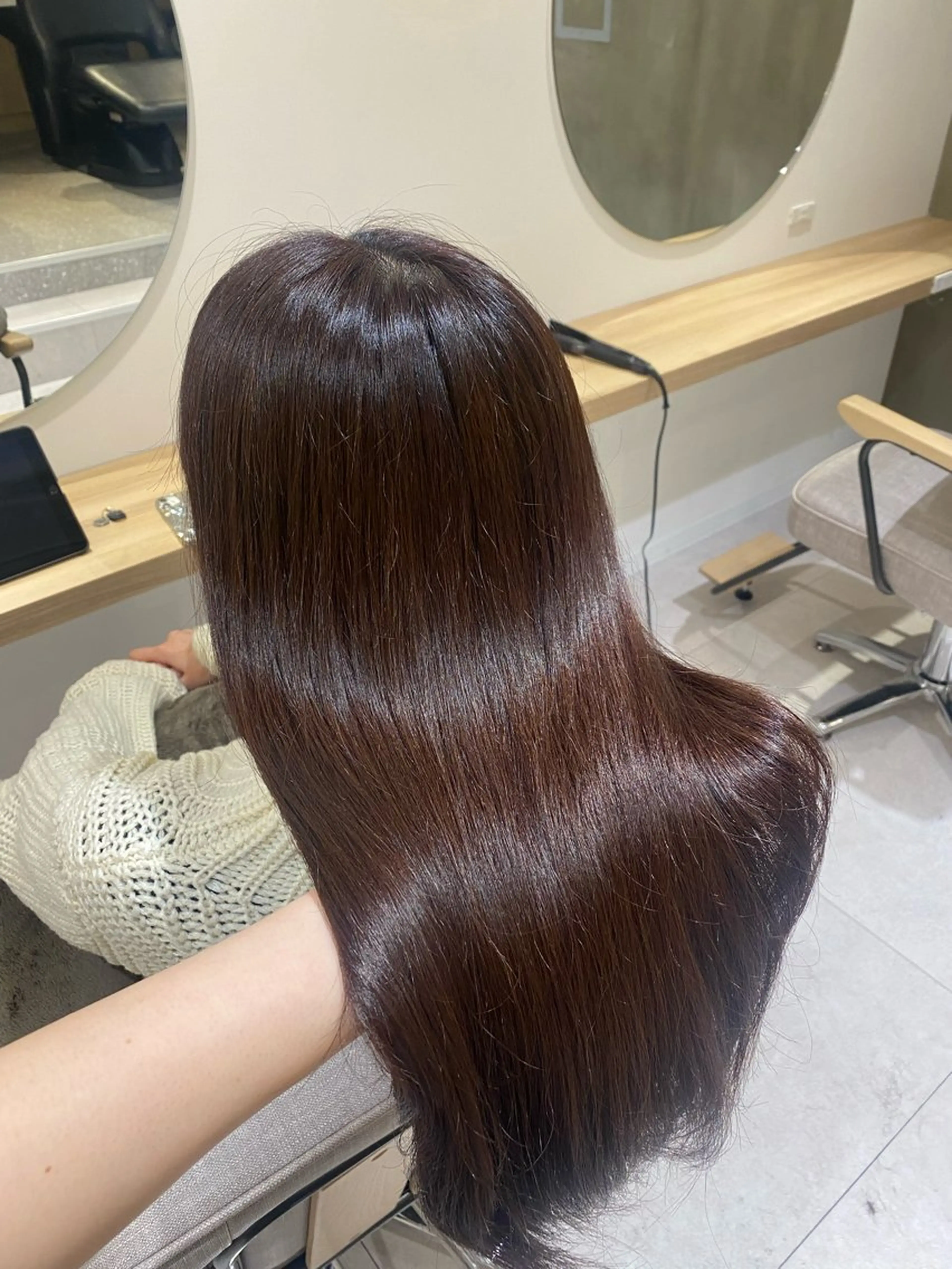 ロング カラー AIN.ANLY.所属・韓国ｶﾞｰﾘｰ 🎀ミスズ🩰のヘアスタイル