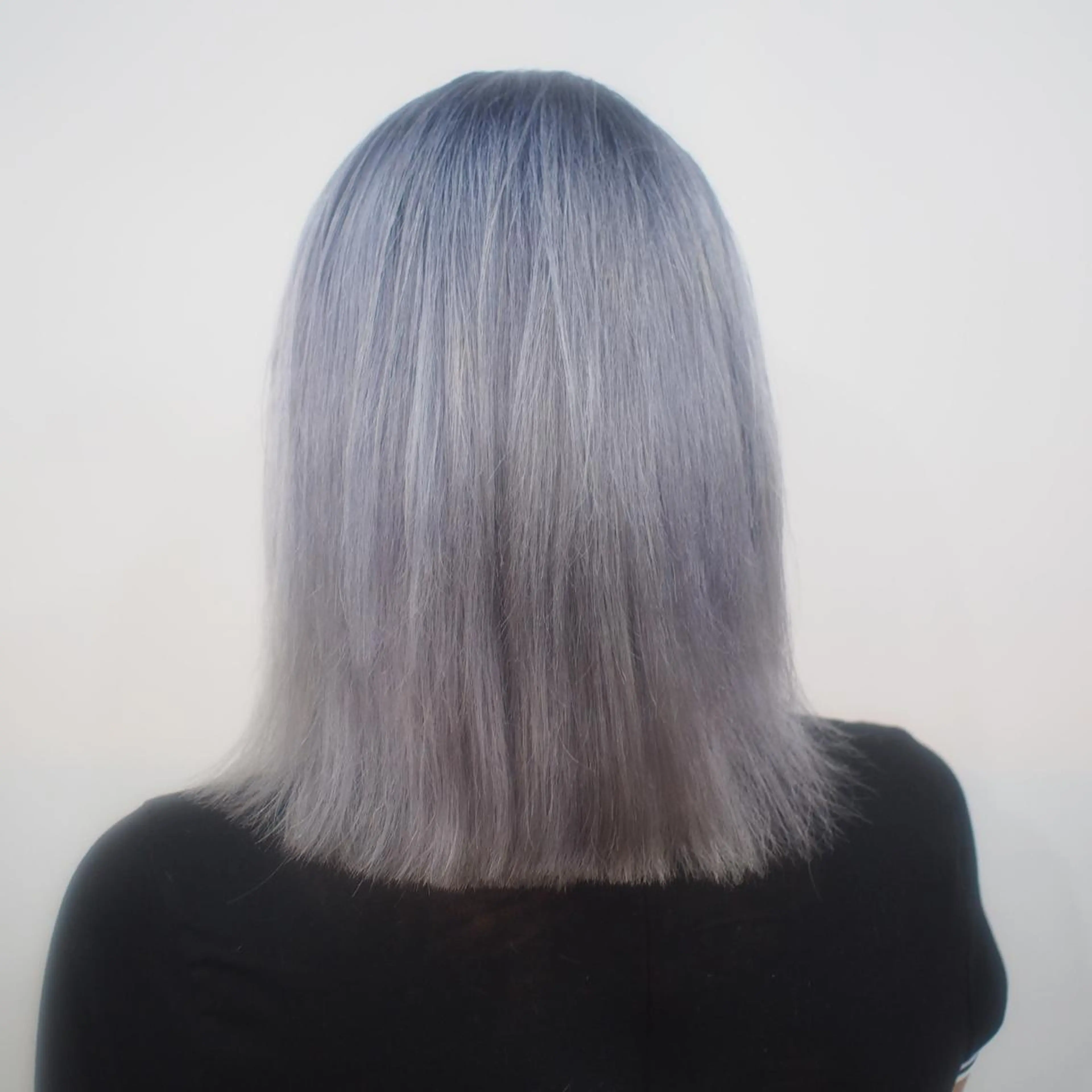 セミロング カラー alpha. カラーエクステ下妻のヘアスタイル