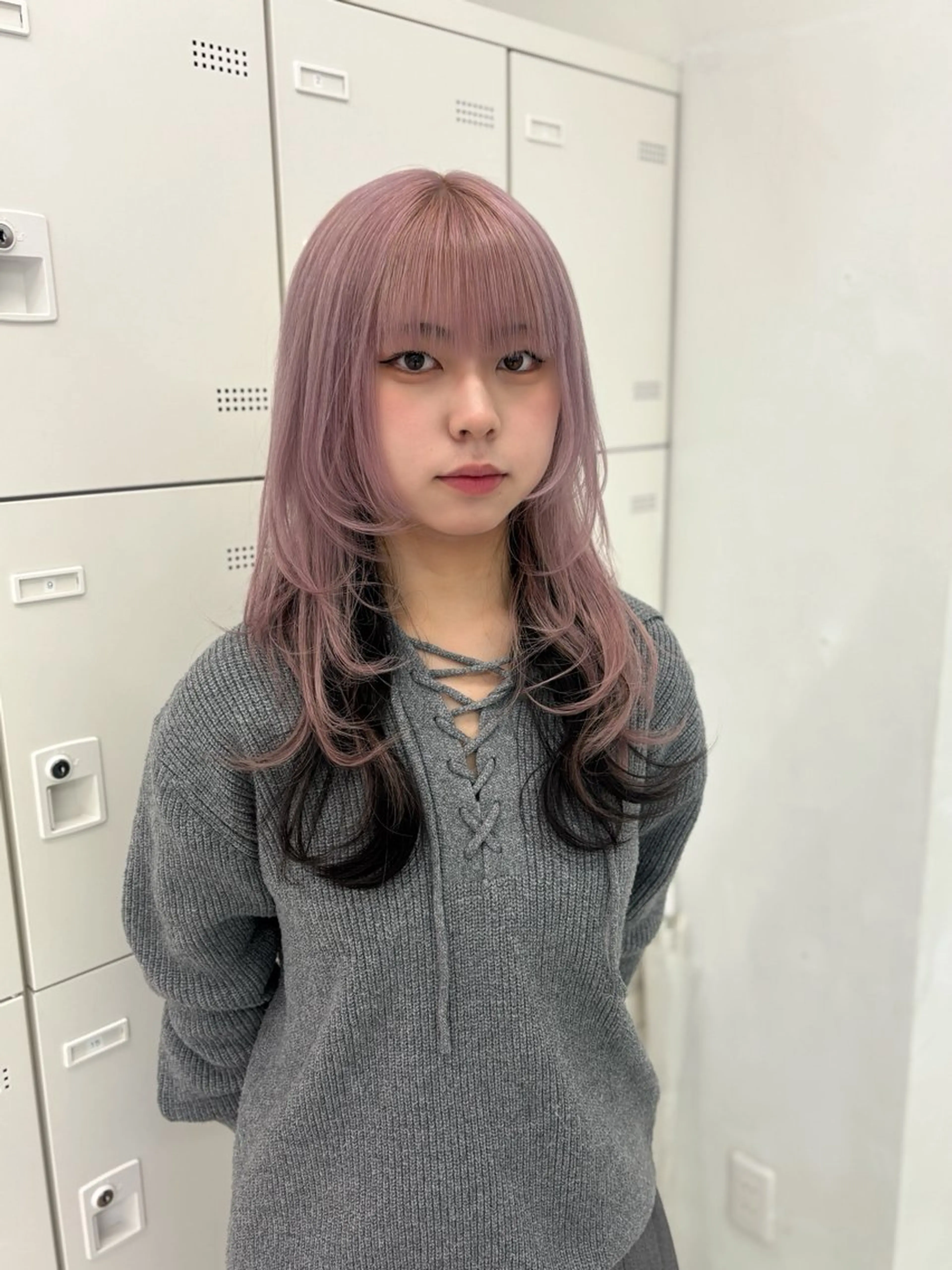ロング カラー 💖ミルクティー💖 あかり💖のヘアスタイル