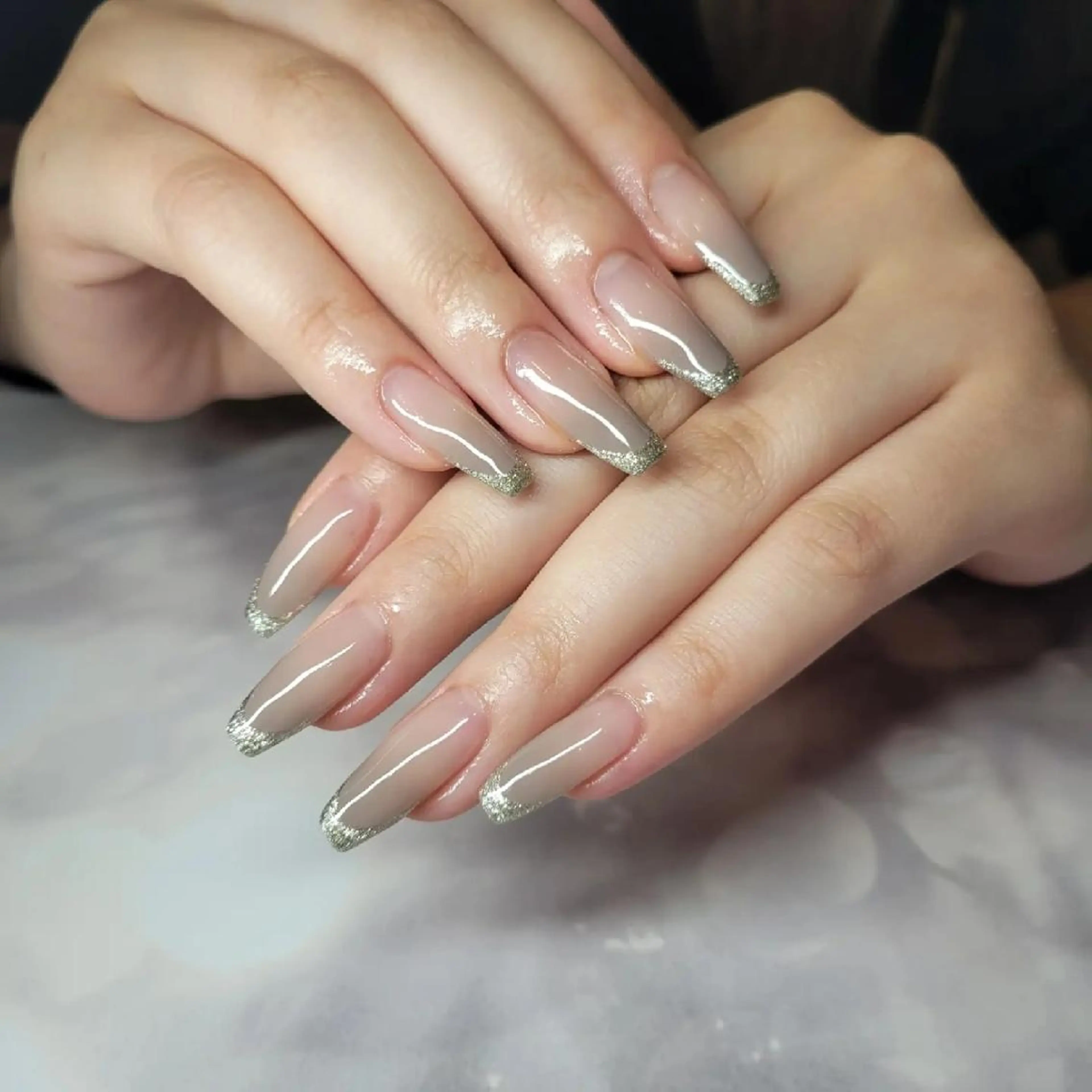 ネイル アートネイル フレンチネイル ジェルネイル グラデーション ニュアンスネイル Nail salon Coco所属・Nail salon Coco【溝の口駅】のネイルデザイン