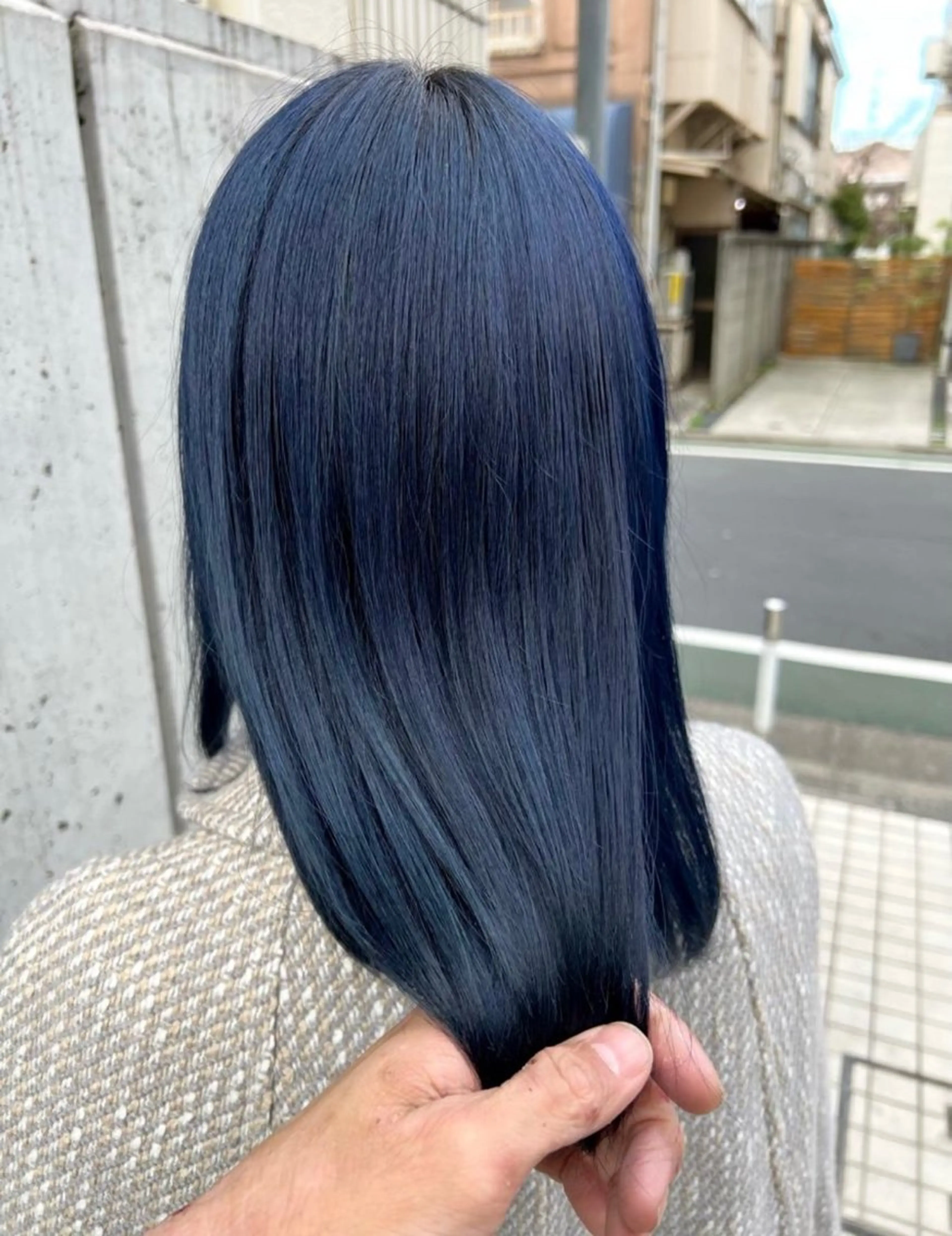 セミロング カラー メンズパーマ特化森田 真衣🌟のヘアスタイル